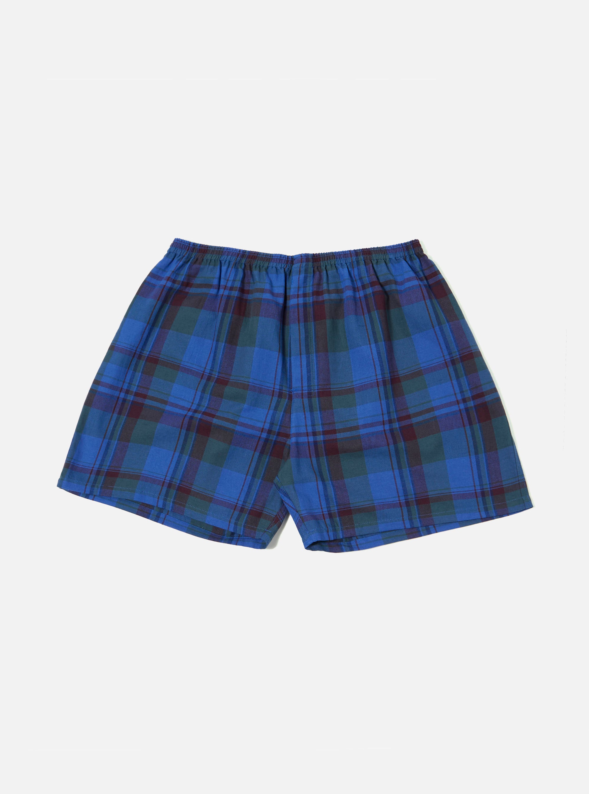 Blue Kip Check Boxer Short