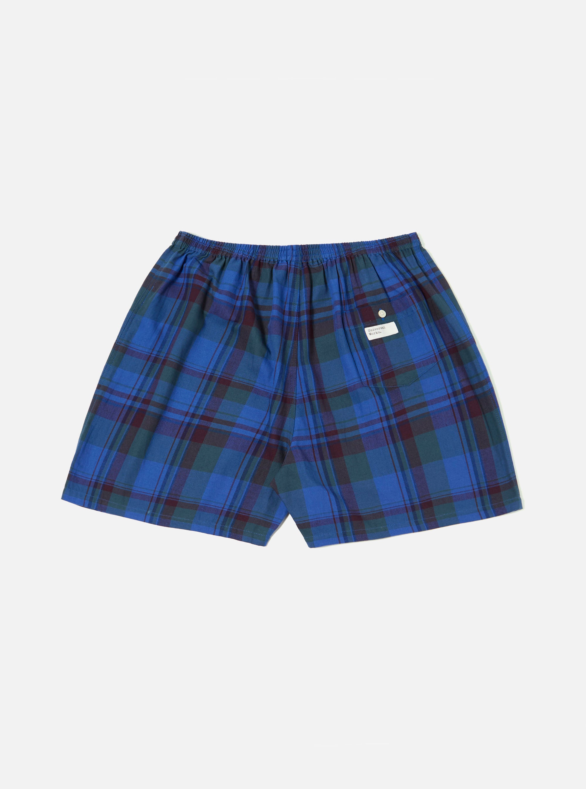 Blue Kip Check Boxer Short