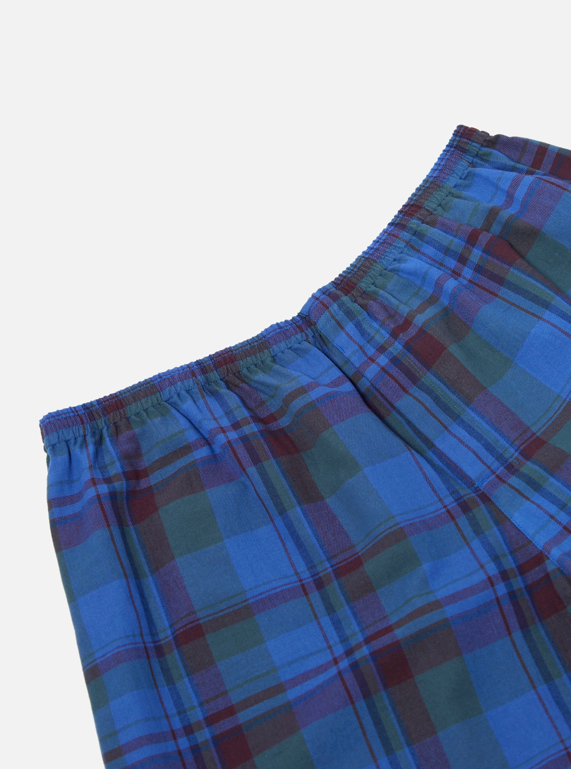 Blue Kip Check Boxer Short