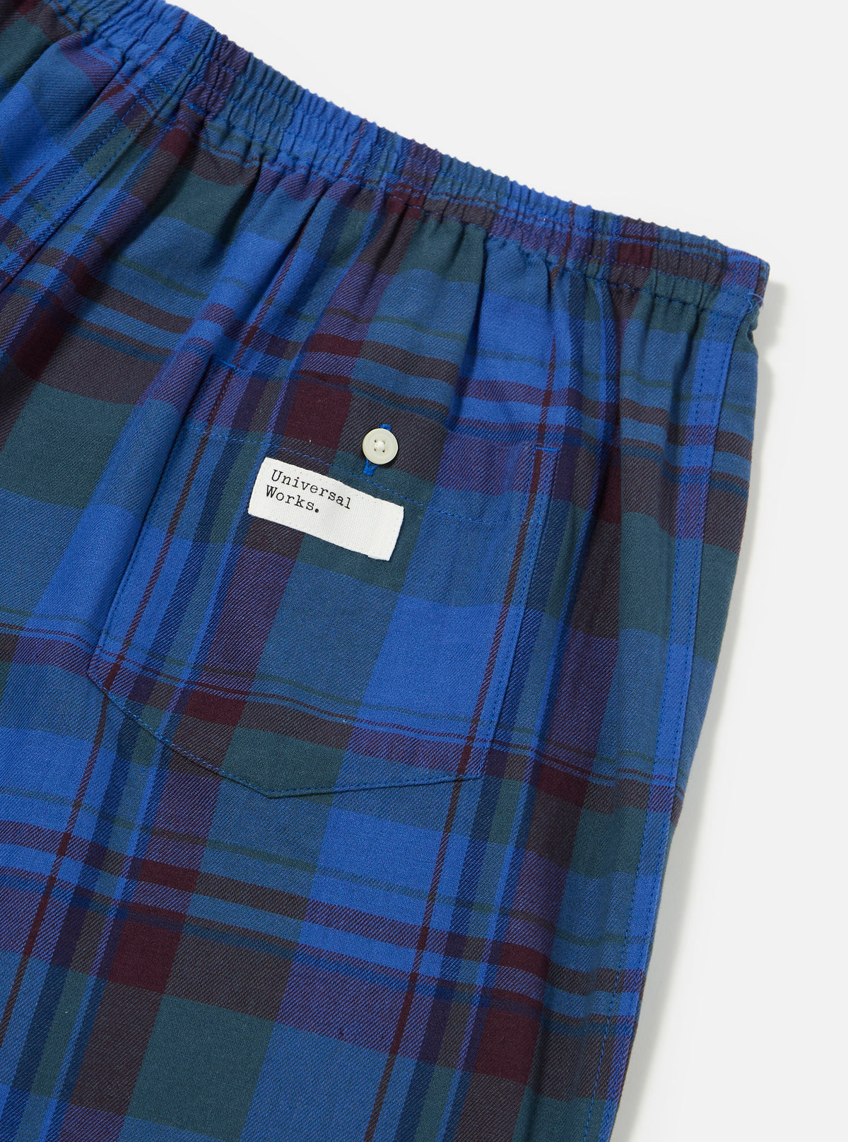 Blue Kip Check Boxer Short