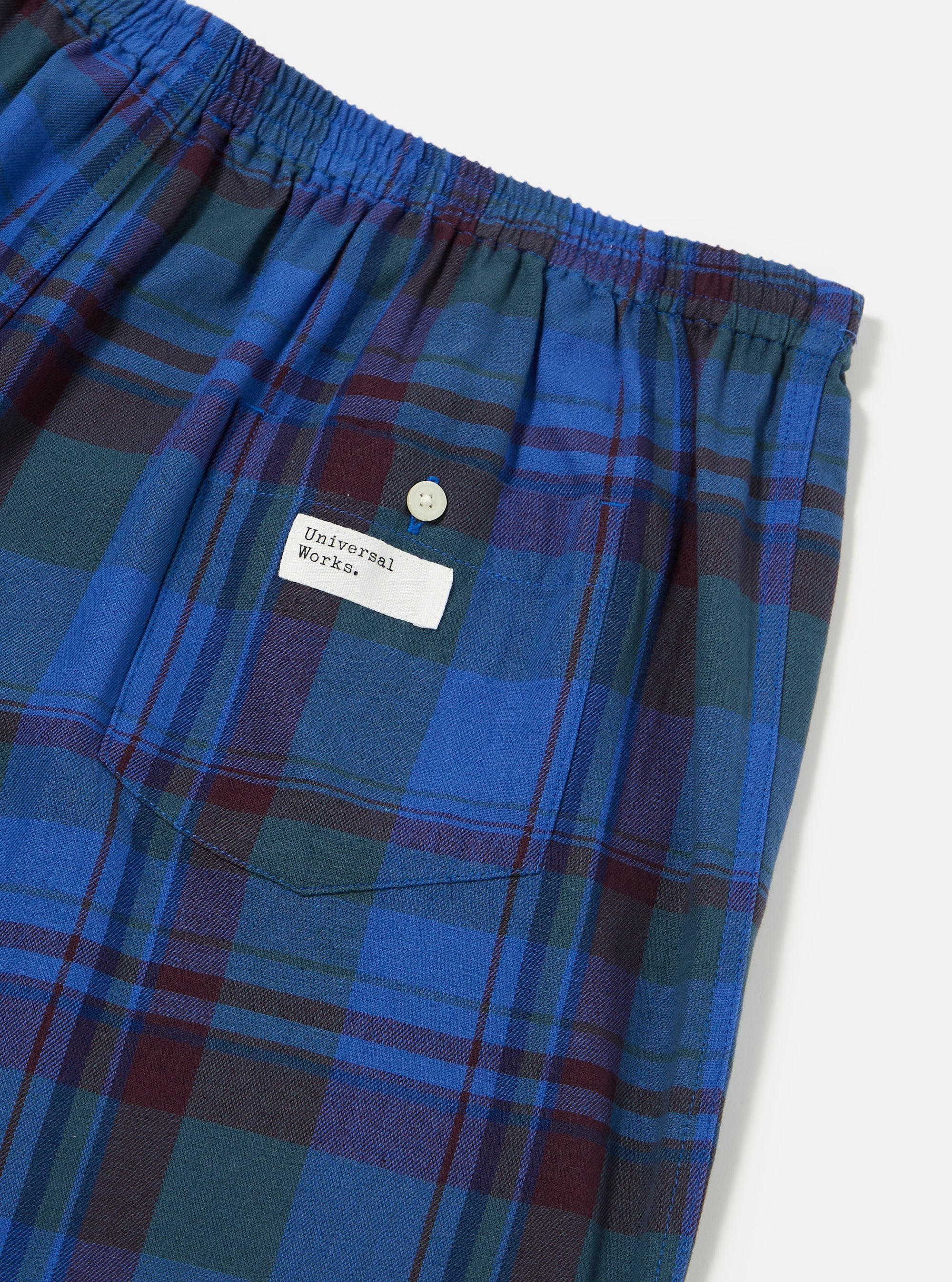 Blue Kip Check Boxer Short