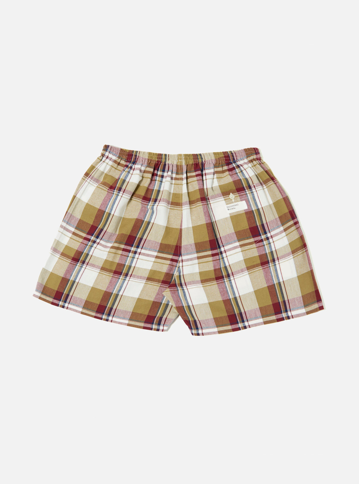 Red/Brown Kip Check Boxer Short