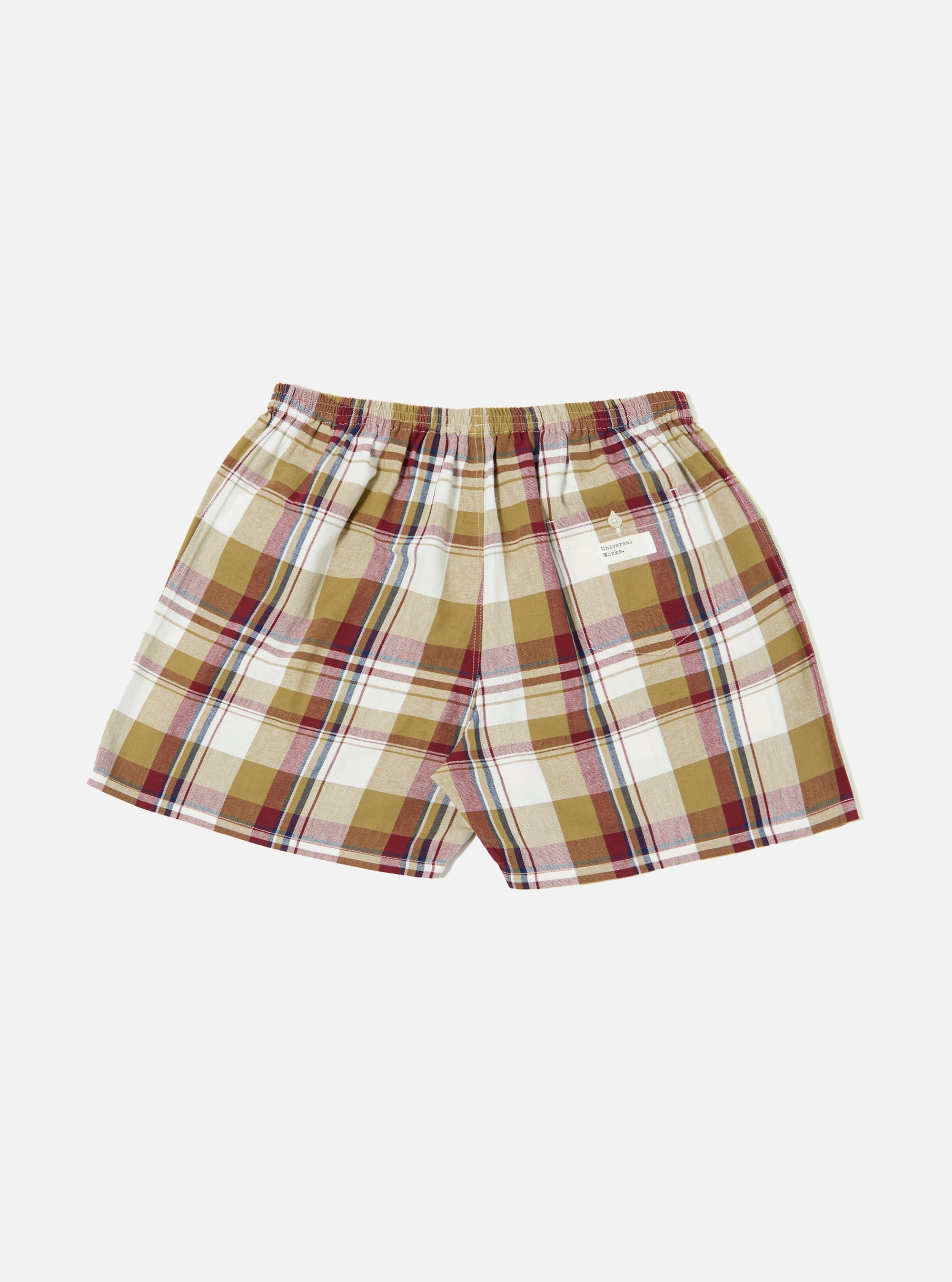 Red/Brown Kip Check Boxer Short