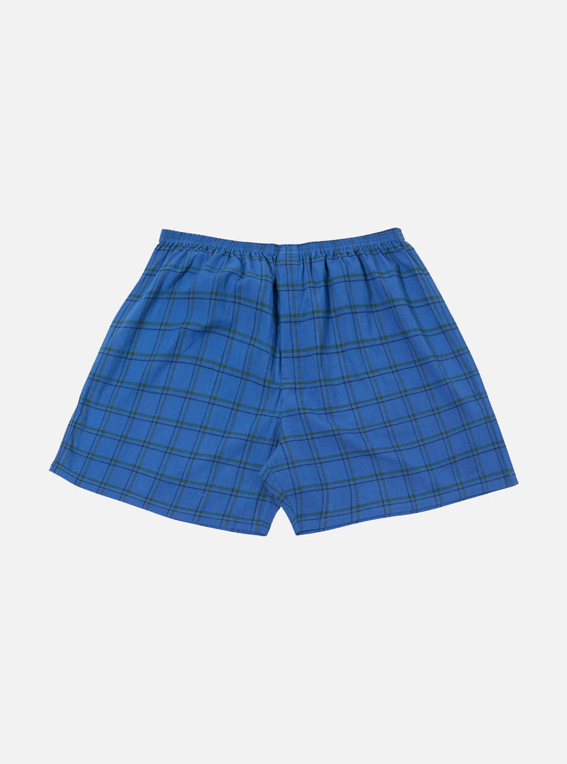 Navy PJ Plaid Boxer Short
