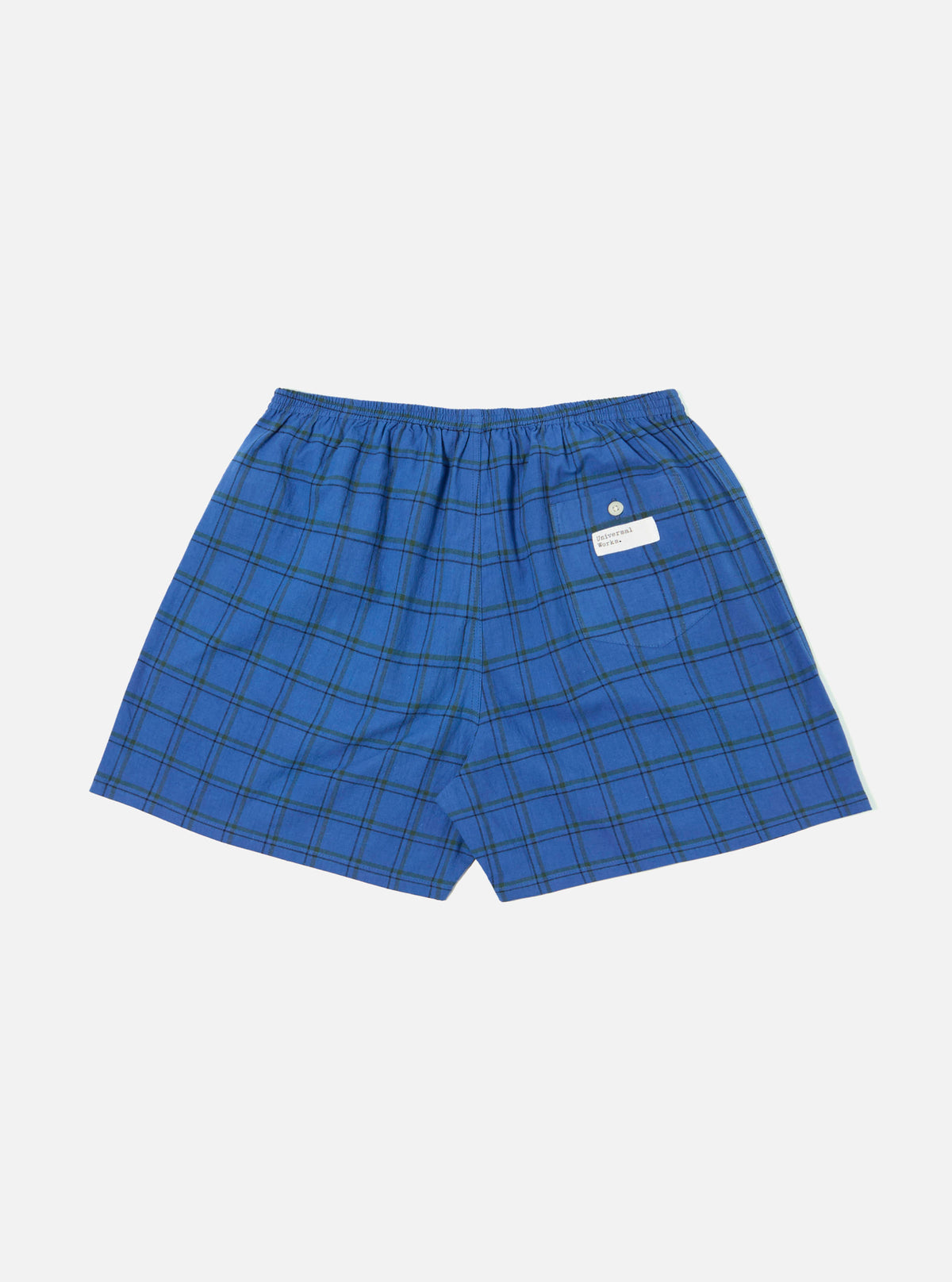 Navy PJ Plaid Boxer Short