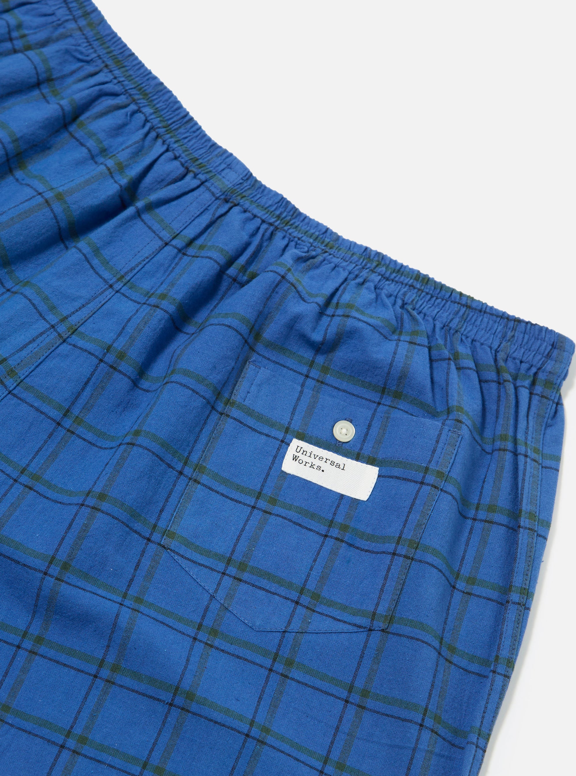 Navy PJ Plaid Boxer Short