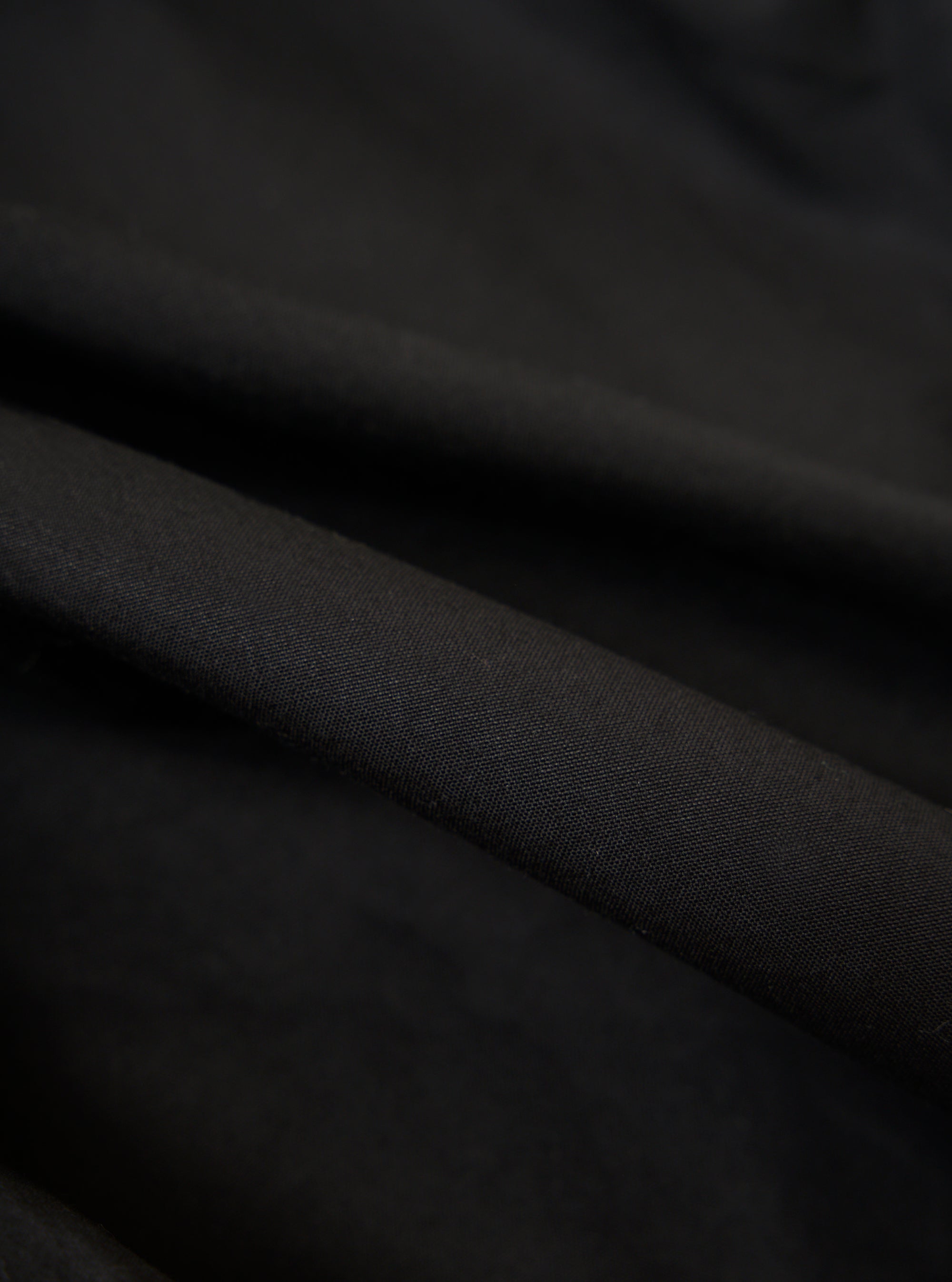 Black Scottish Wax Cotton Boston Parka