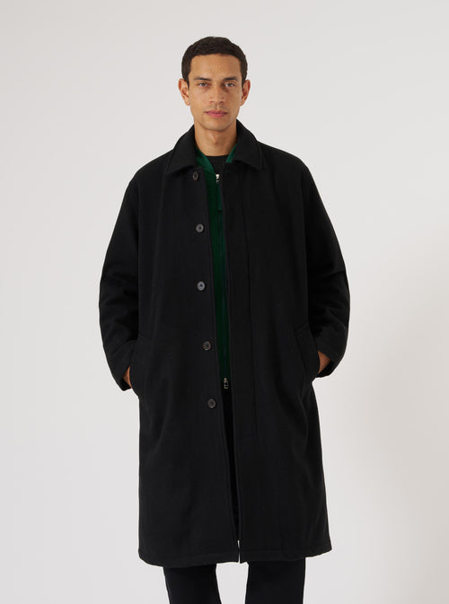 Black Mowbray Mac Coat