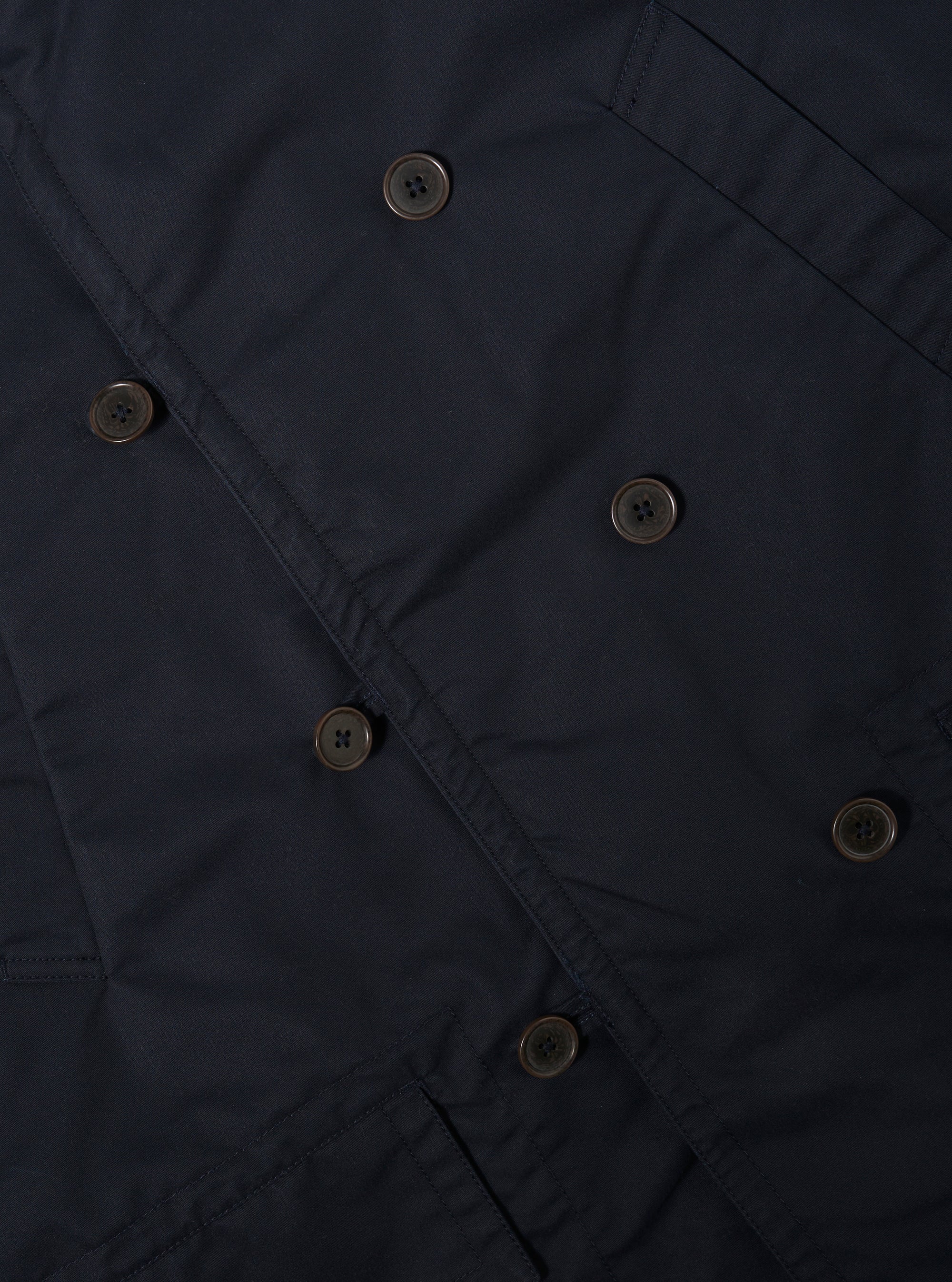 Navy Brushed Polytech/Sherpa Reversible Mackinaw Jacket