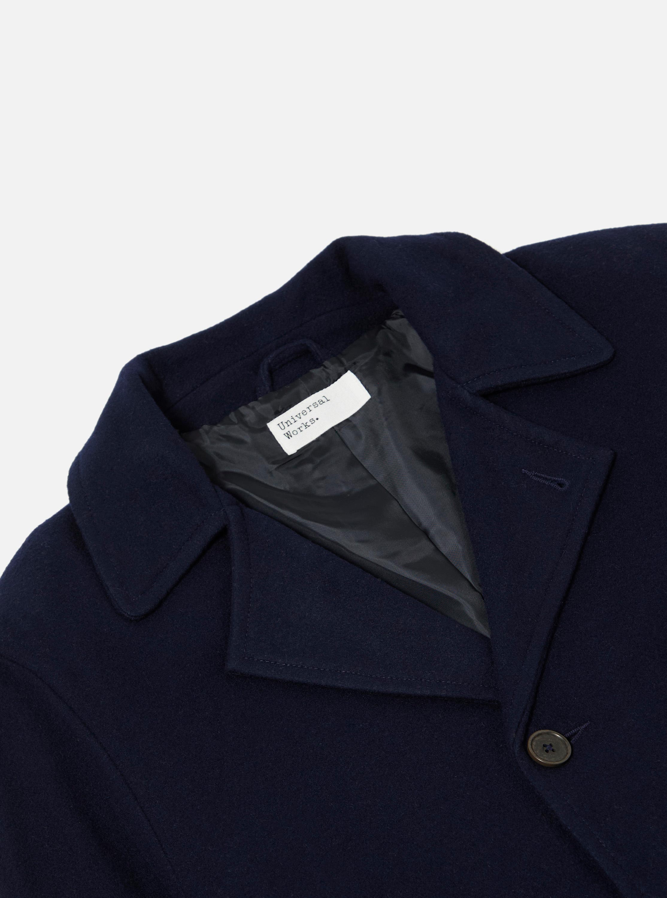 Men's Navy Mowbray Manhatten Coat – Universal Works