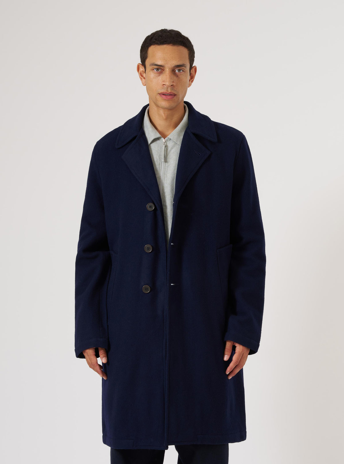 Navy Mowbray Manhatten Coat