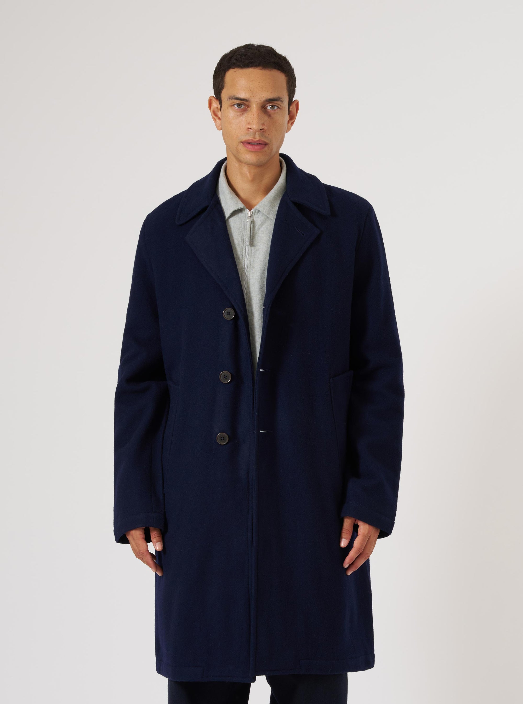 Navy Mowbray Manhatten Coat