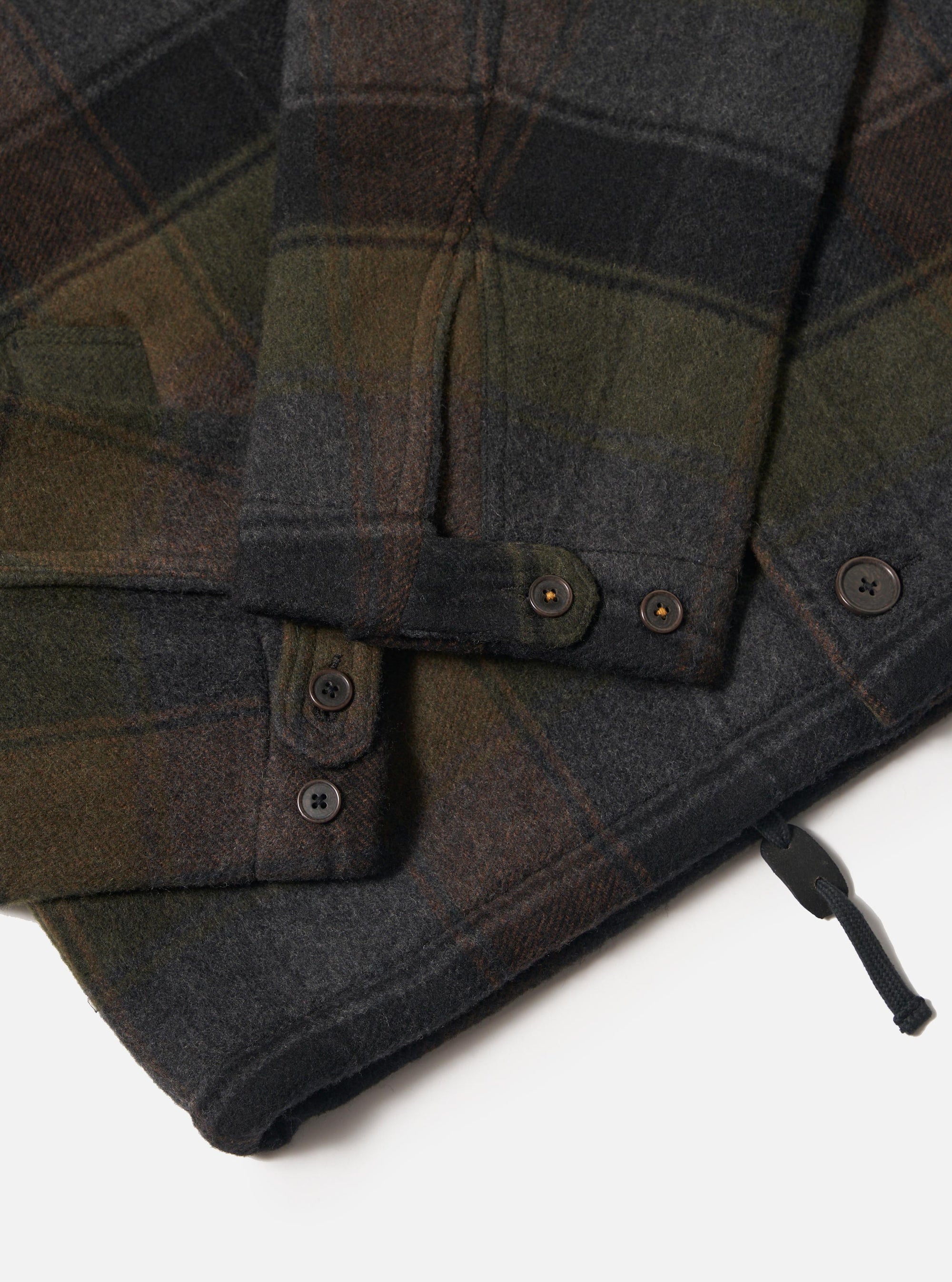 Black/Brown Berlin Wool Check Wayfarer Jacket