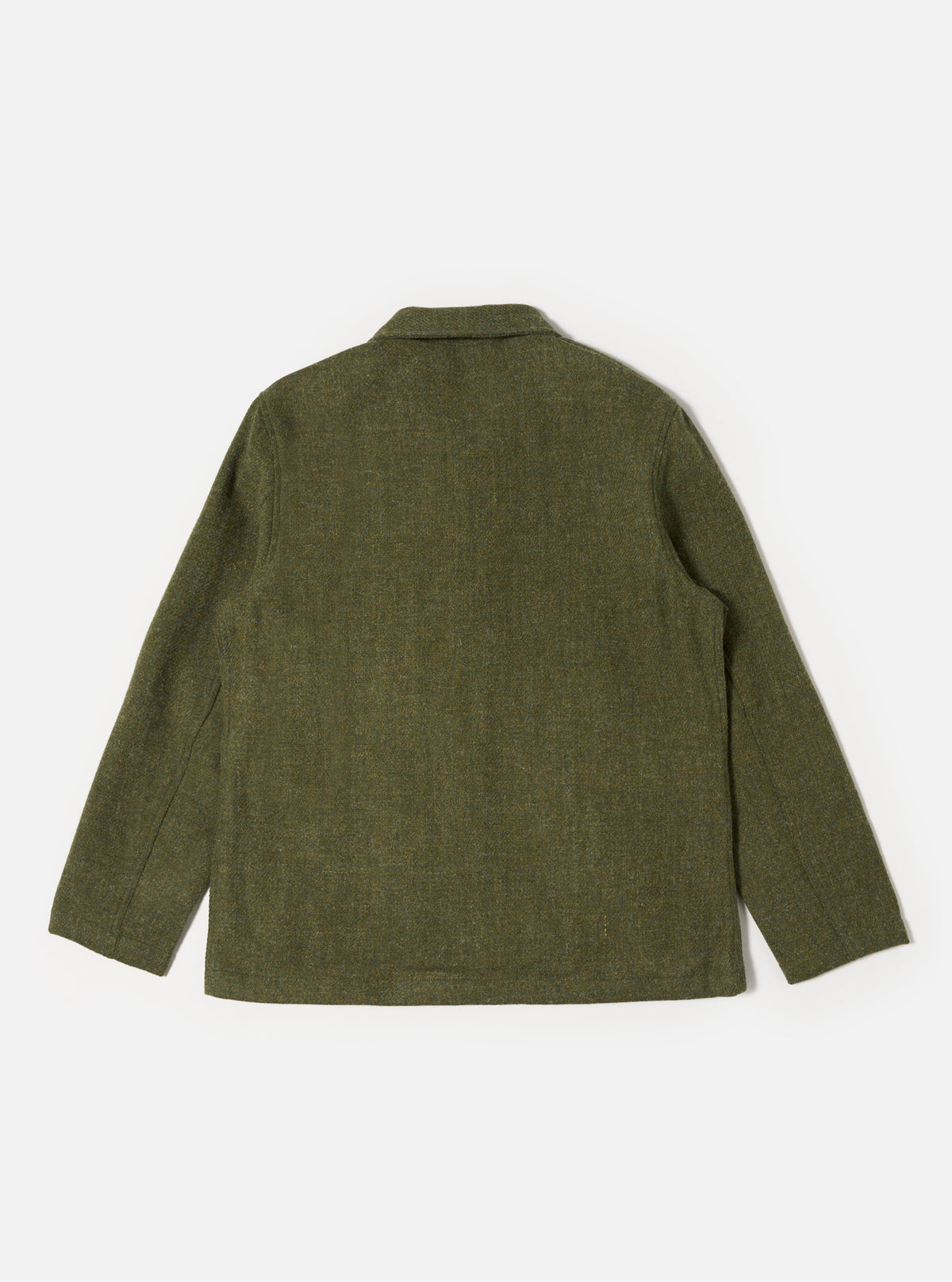 Green Harris Tweed Plaid Bakers Jacket