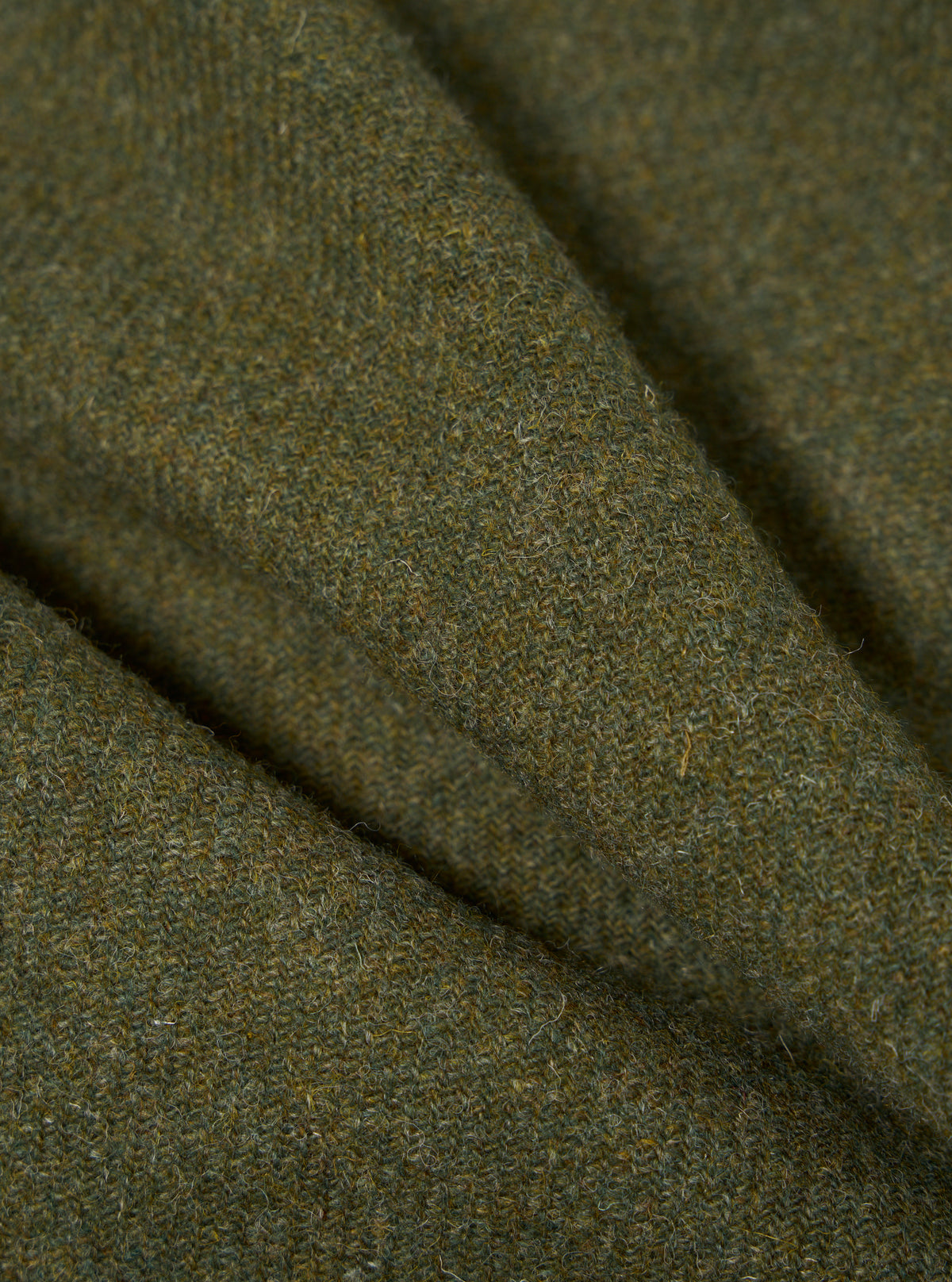 Green Harris Tweed Plaid Bakers Jacket