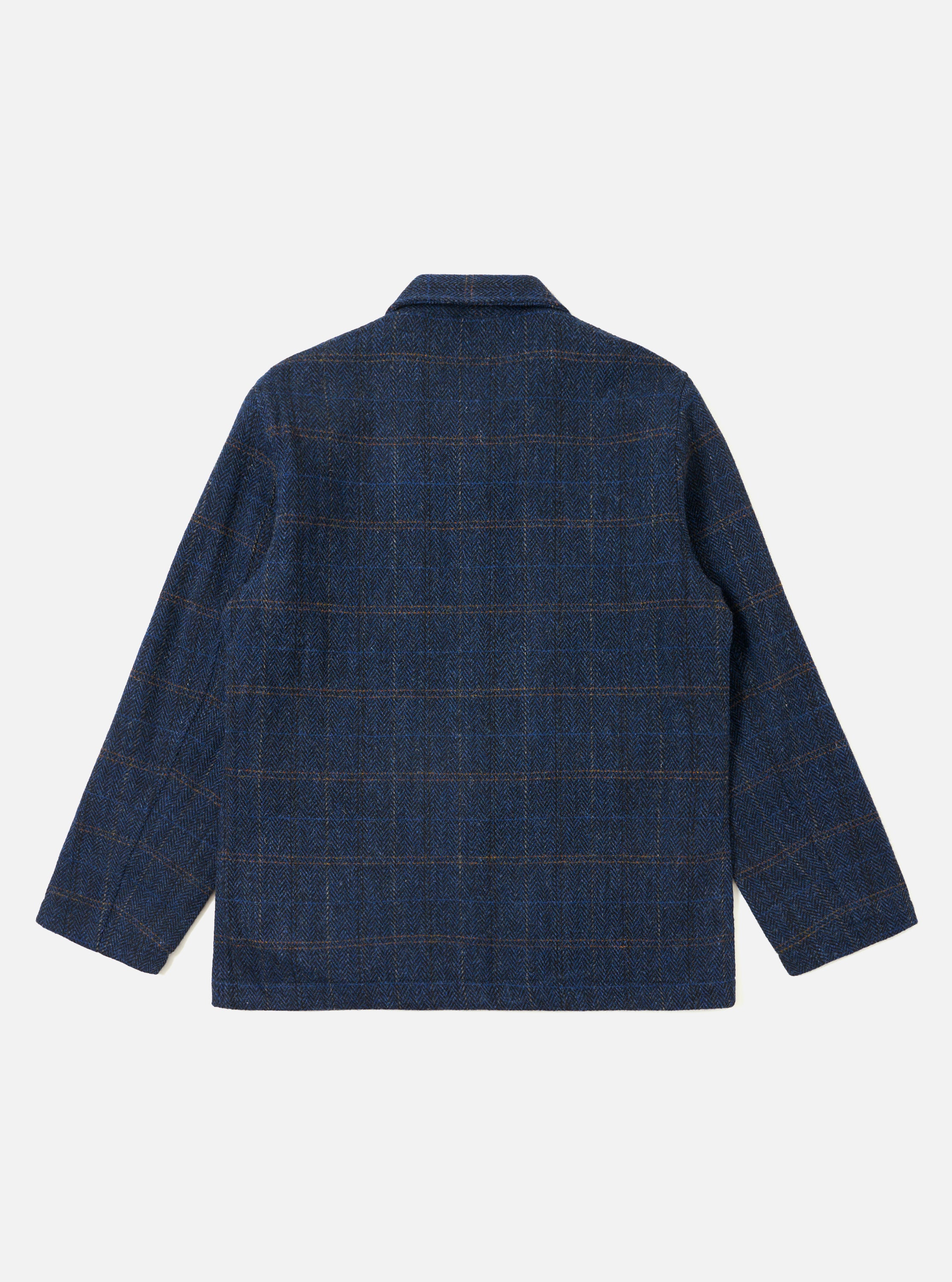 Men's Navy Harris Tweed Plaid Bakers Jacket – Universal Works