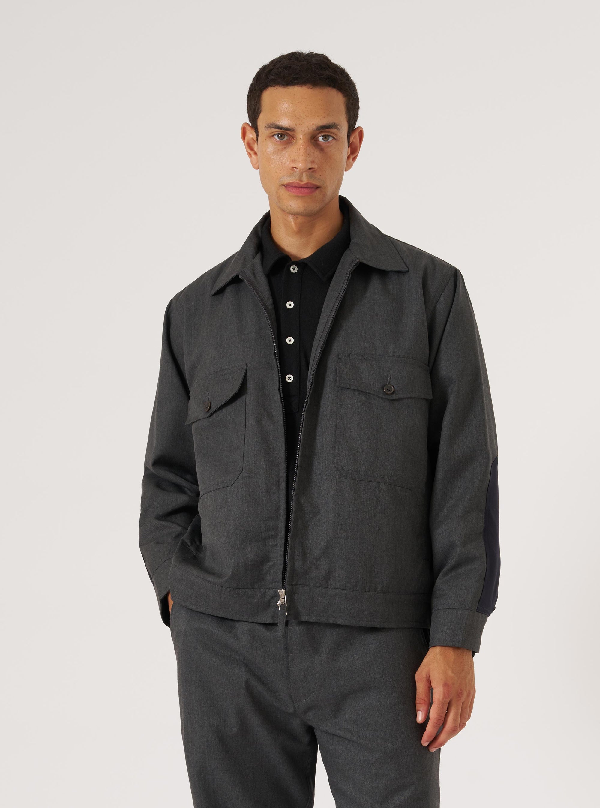 Charcoal Travel Suiting E130 Jacket