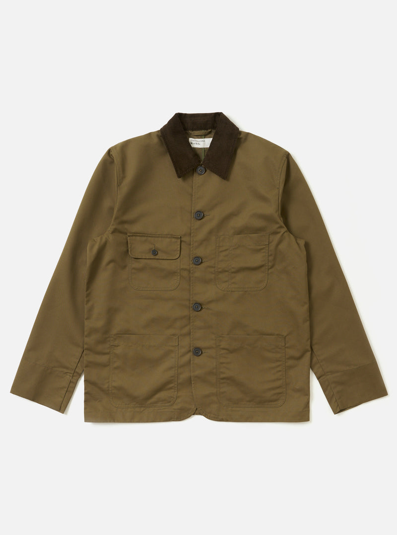 Khaki Brushed Polytech Merchant Jacket