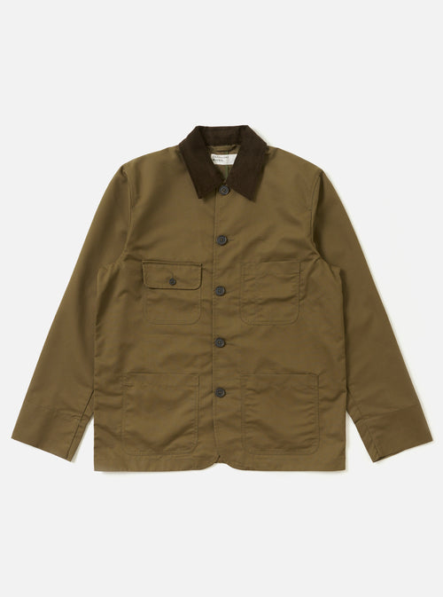 Khaki Brushed Polytech Merchant Jacket