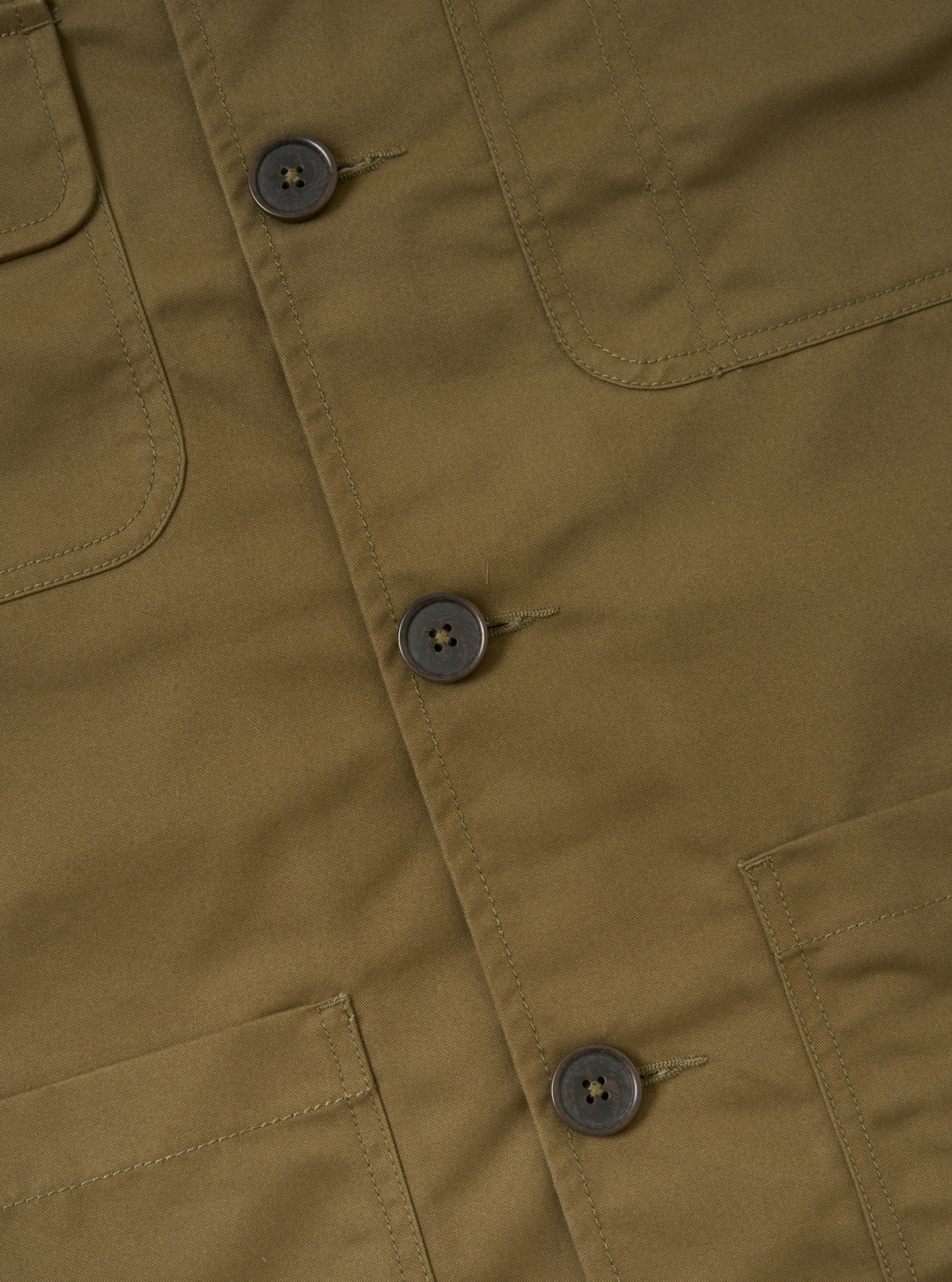 Khaki Brushed Polytech Merchant Jacket
