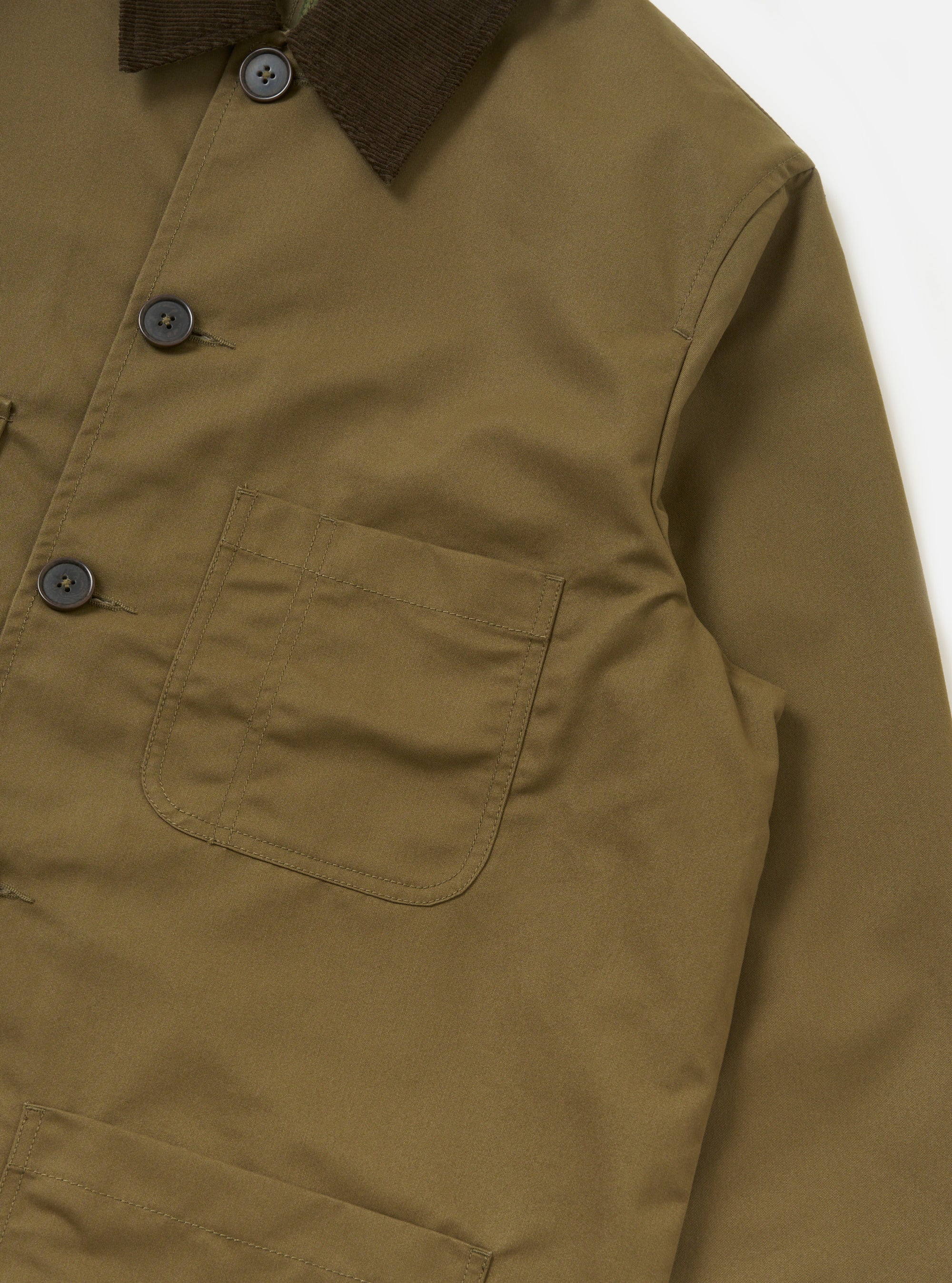 Khaki Brushed Polytech Merchant Jacket