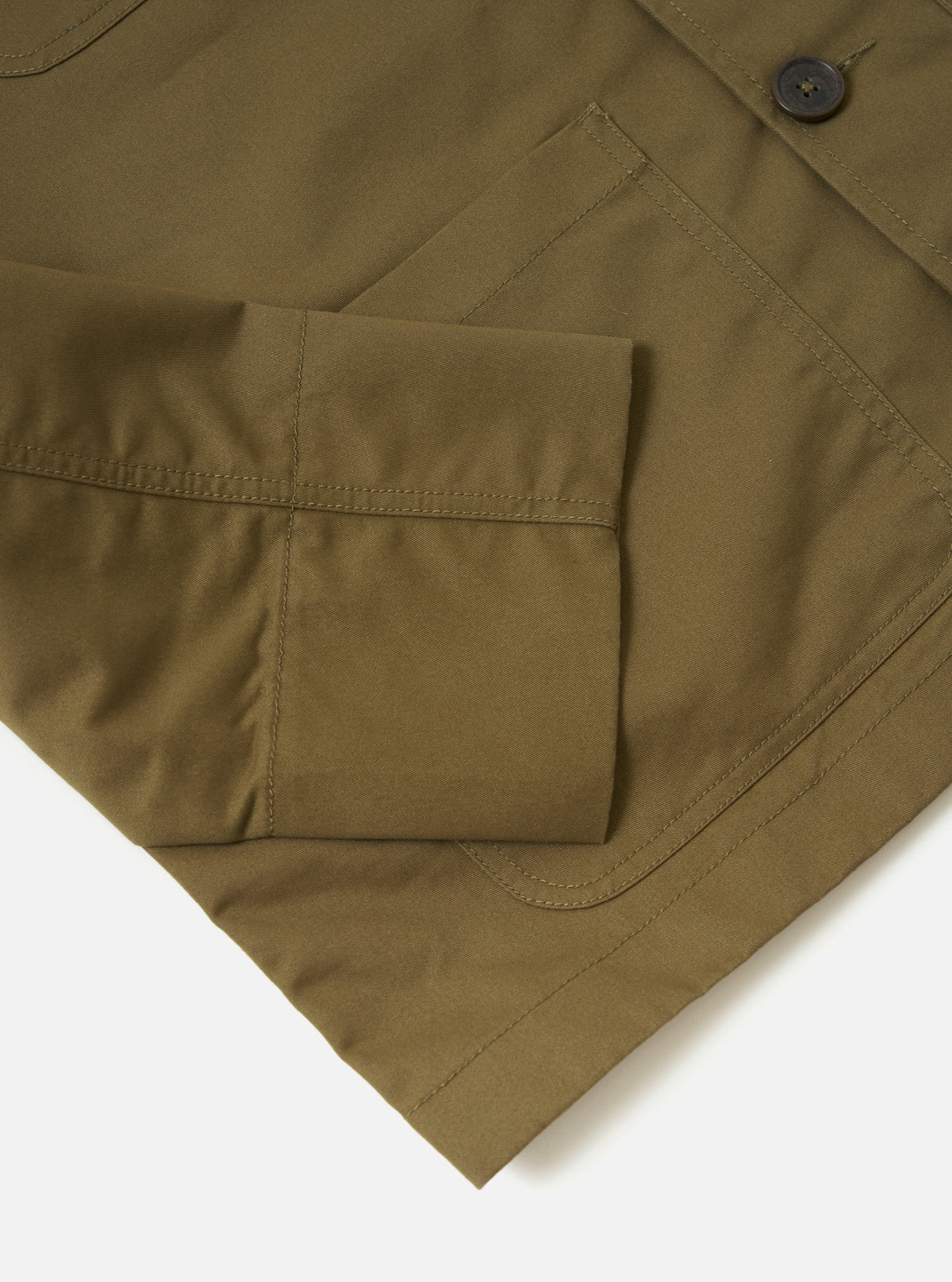Khaki Brushed Polytech Merchant Jacket