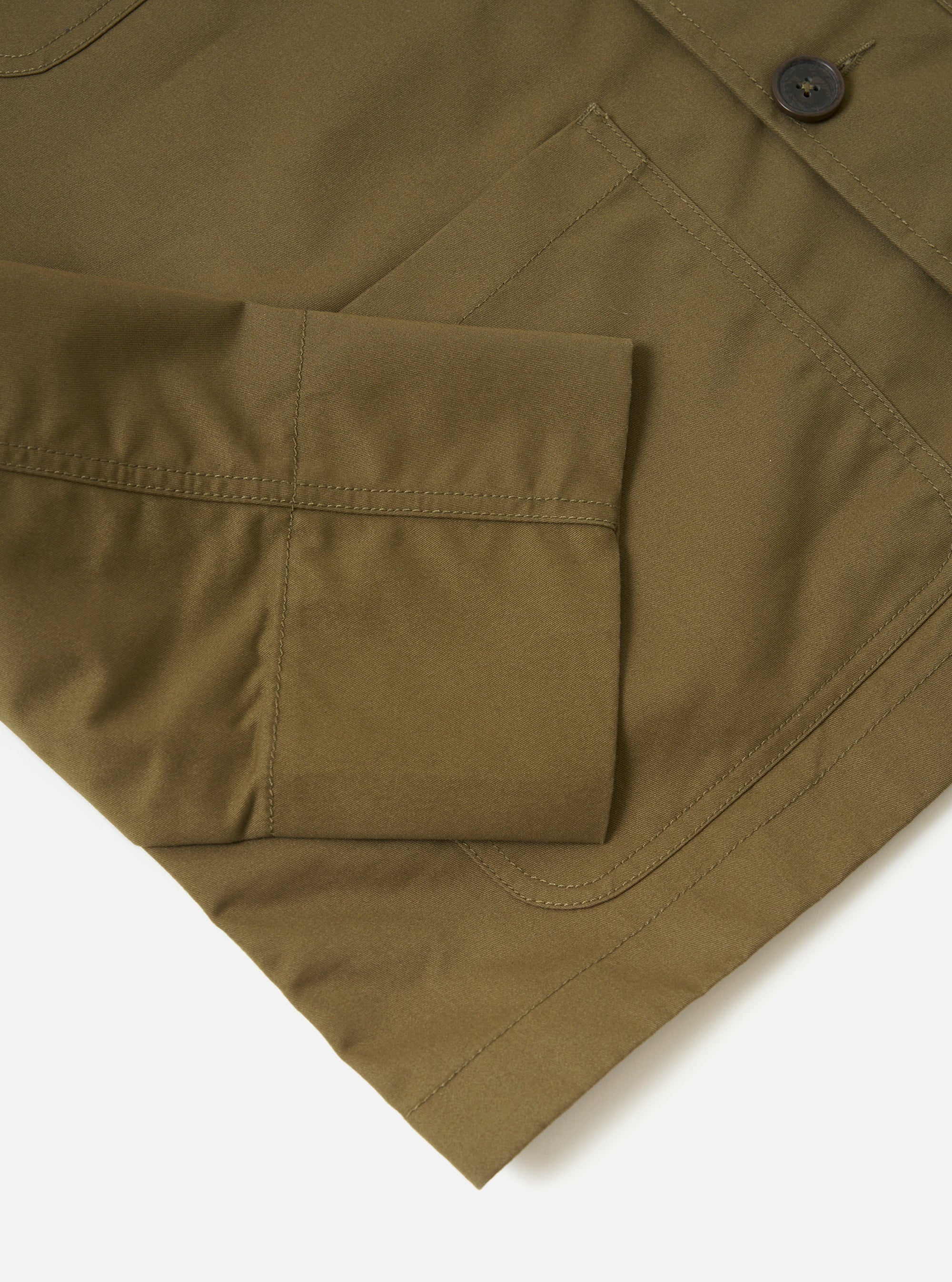Khaki Brushed Polytech Merchant Jacket