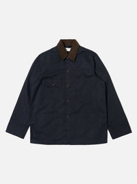 Navy Brushed Polytech Merchant Jacket