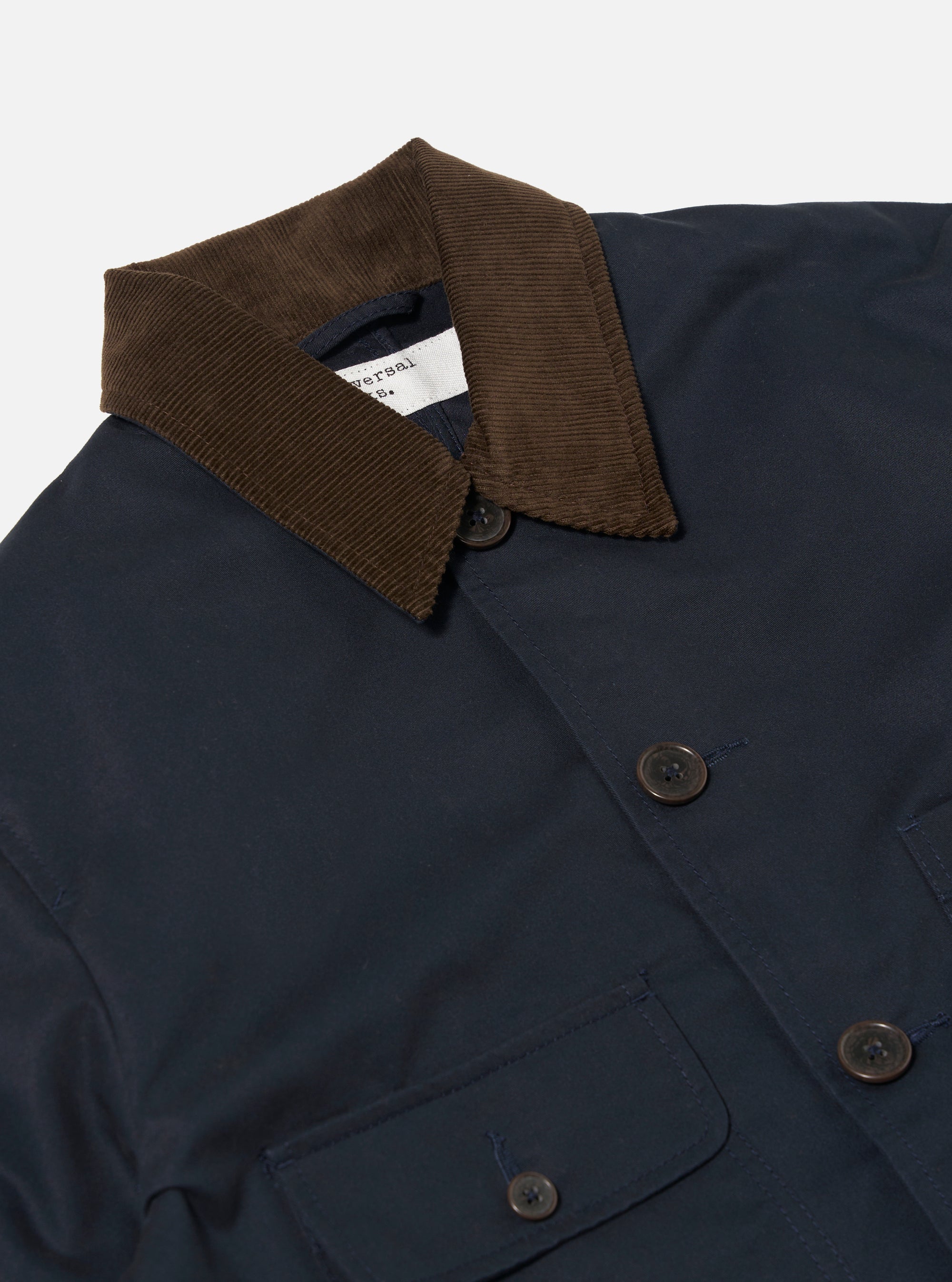 Navy Brushed Polytech Merchant Jacket