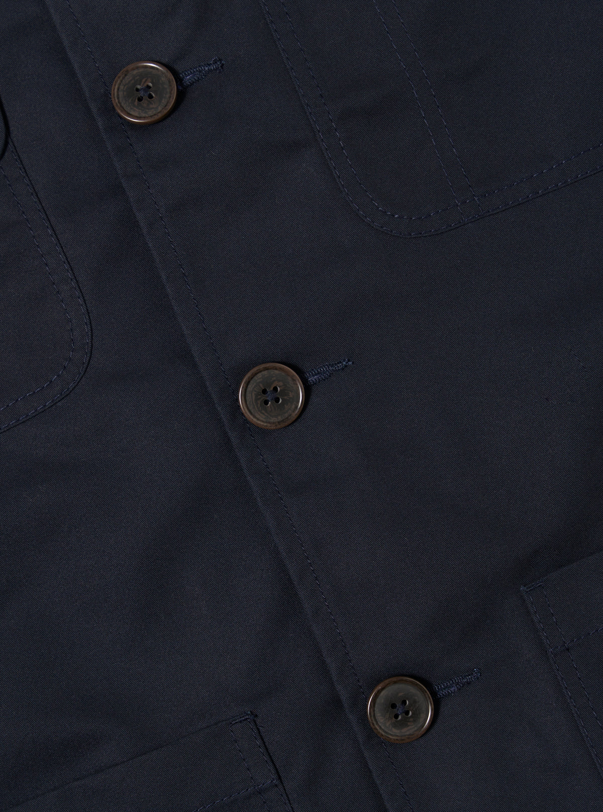 Navy Brushed Polytech Merchant Jacket