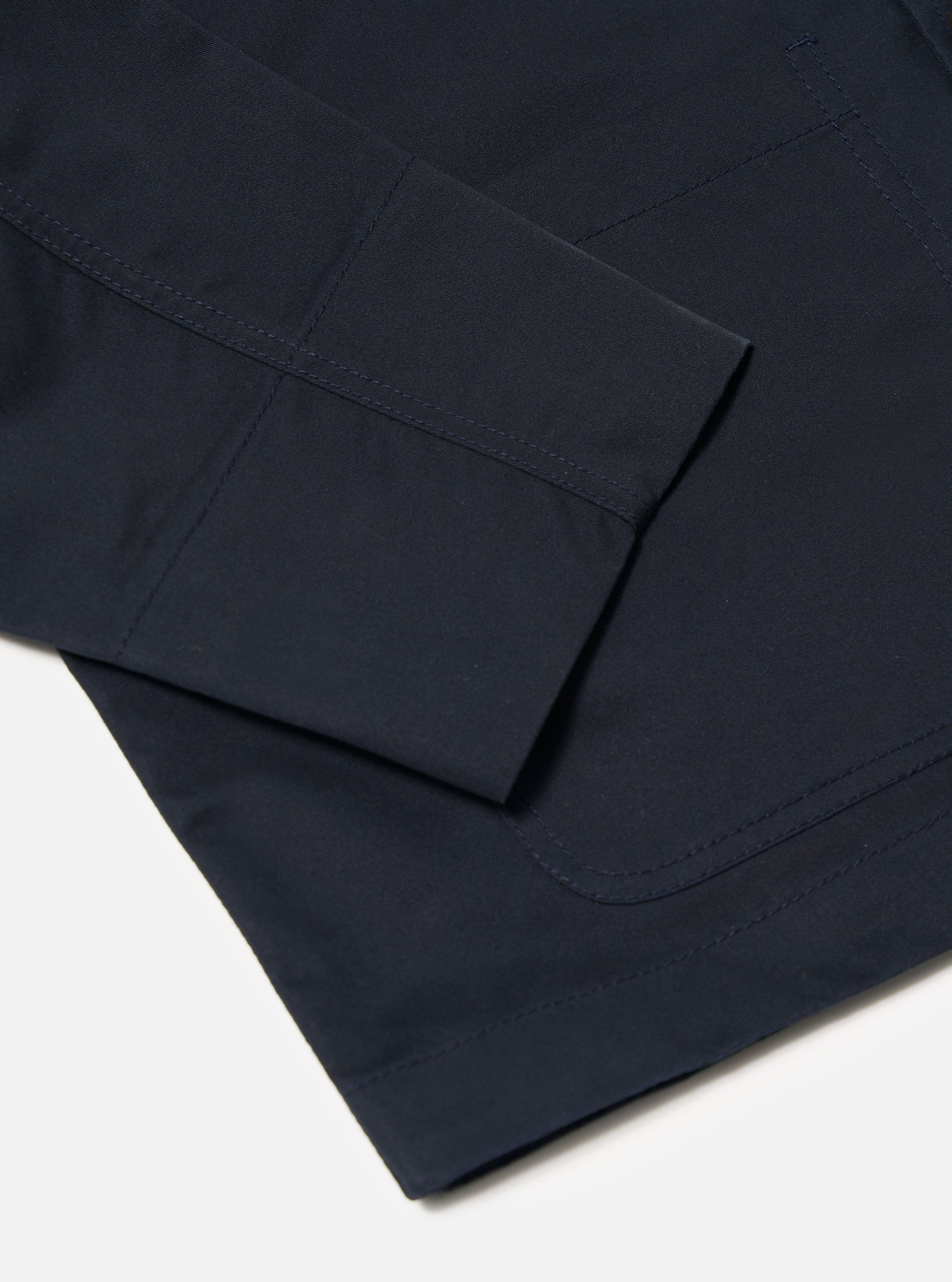 Navy Brushed Polytech Merchant Jacket