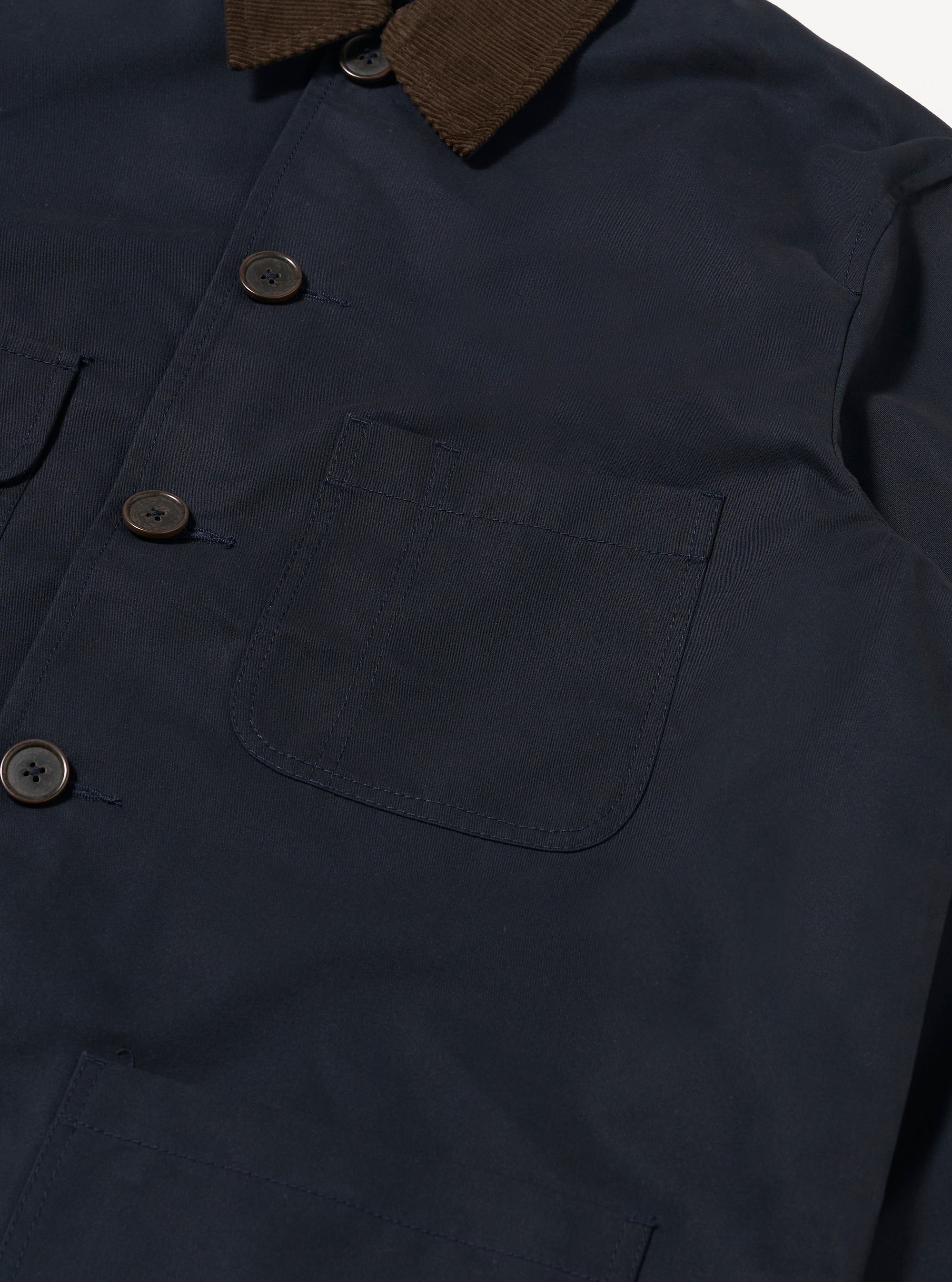 Navy Brushed Polytech Merchant Jacket