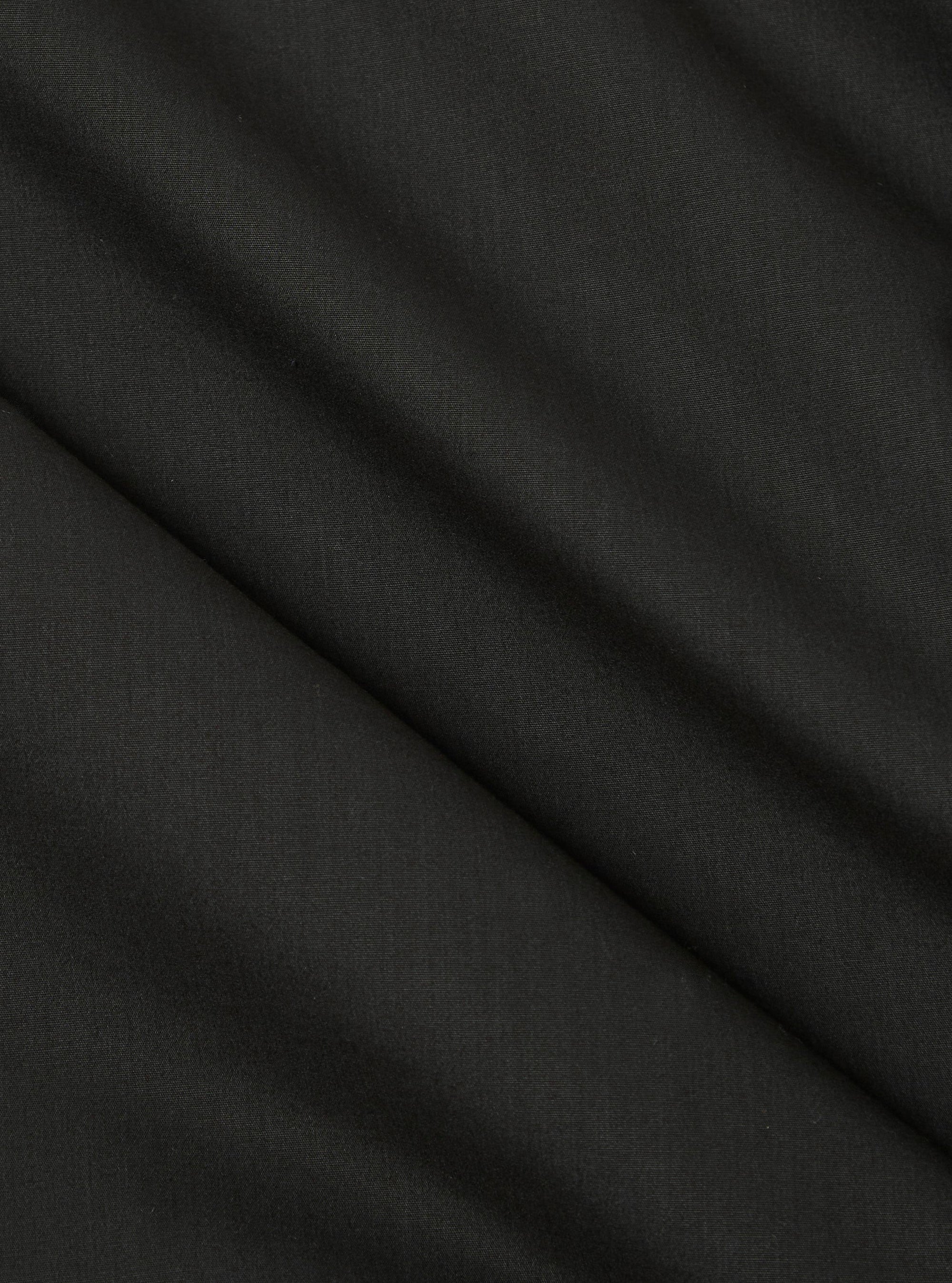 Black/Brown Recycled Polytech/Sherpa Reversible Simple Hooded Jacket