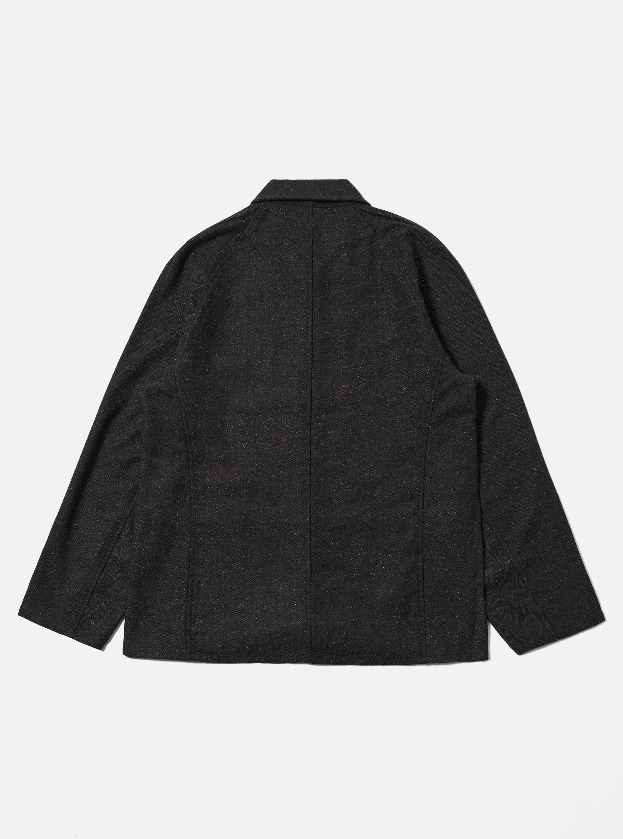Black Salt N Pepper Tweed Station Jacket