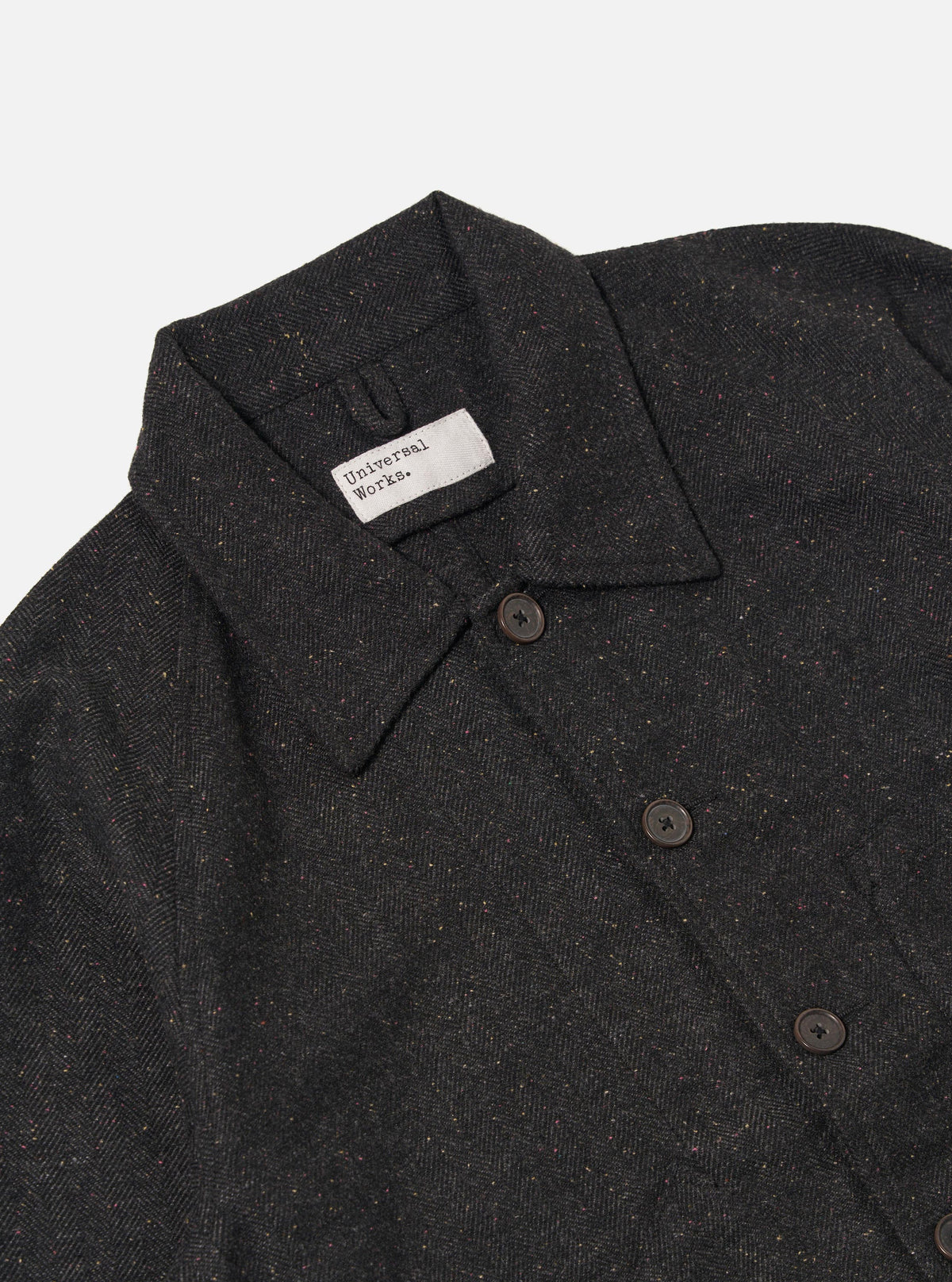 Black Salt N Pepper Tweed Station Jacket
