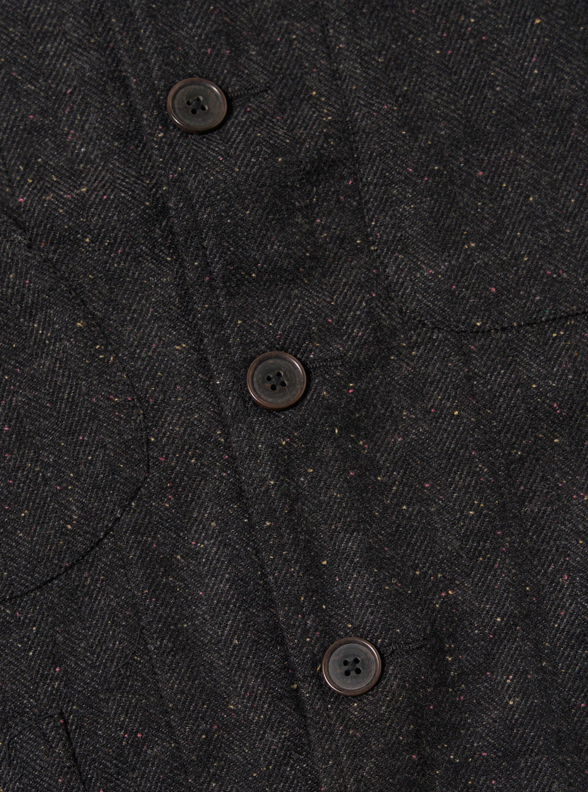 Black Salt N Pepper Tweed Station Jacket