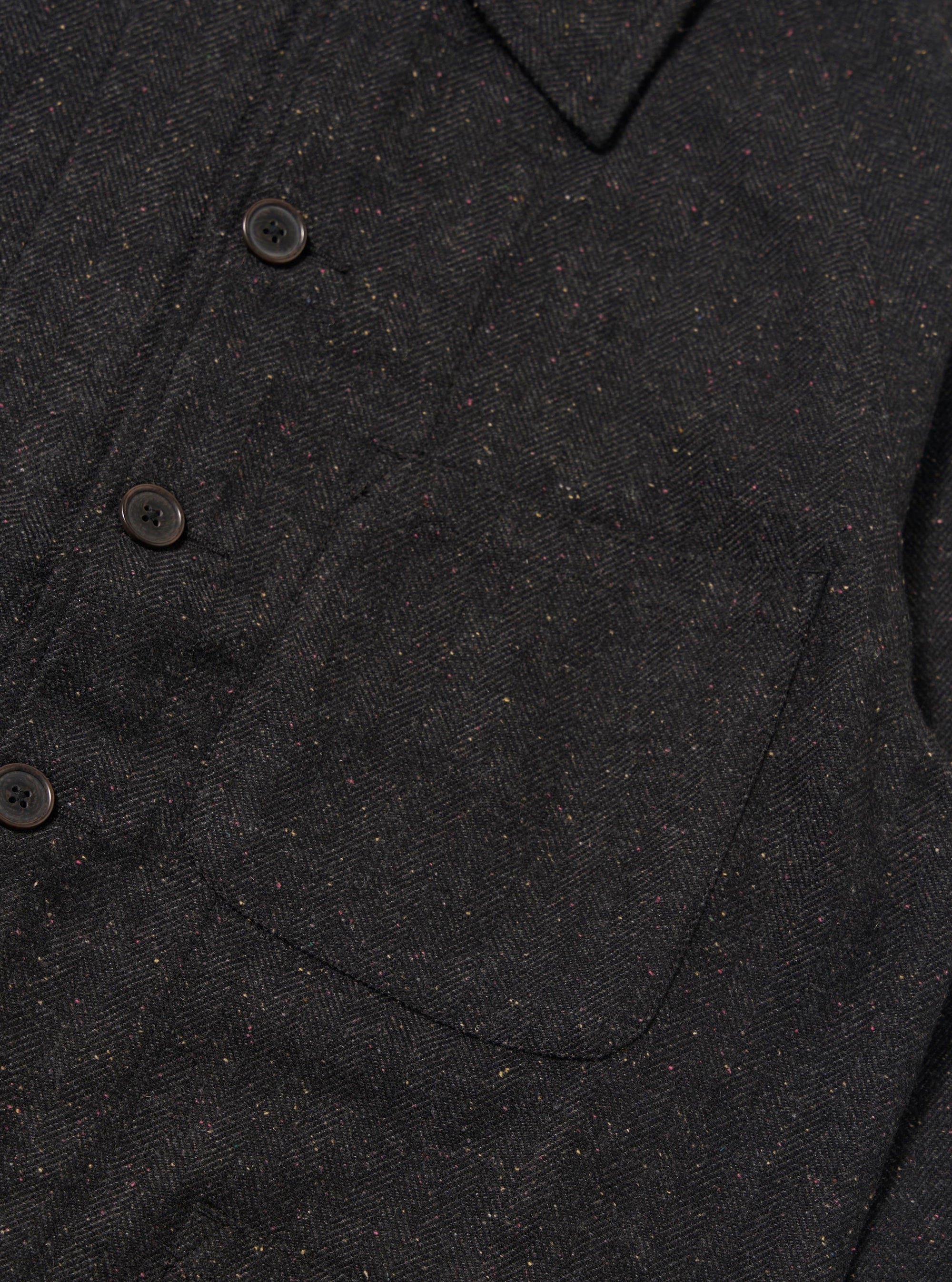 Black Salt N Pepper Tweed Station Jacket