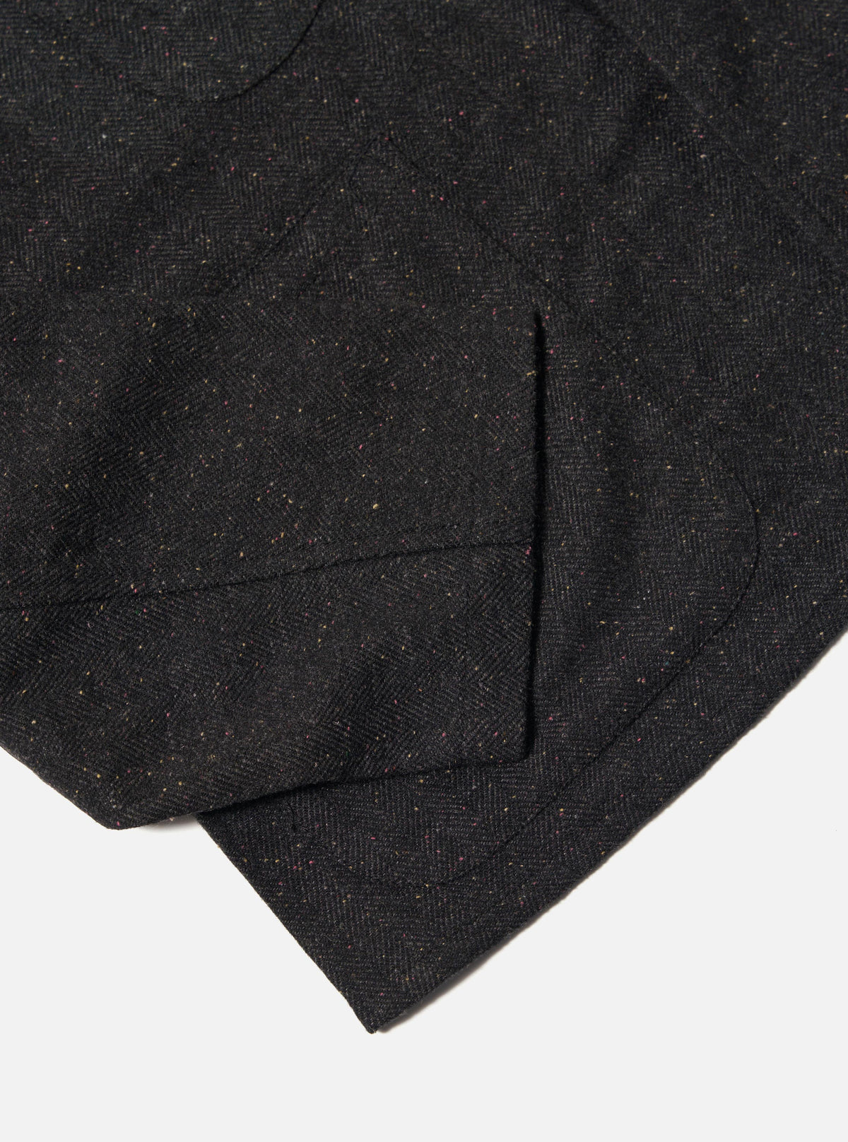 Black Salt N Pepper Tweed Station Jacket