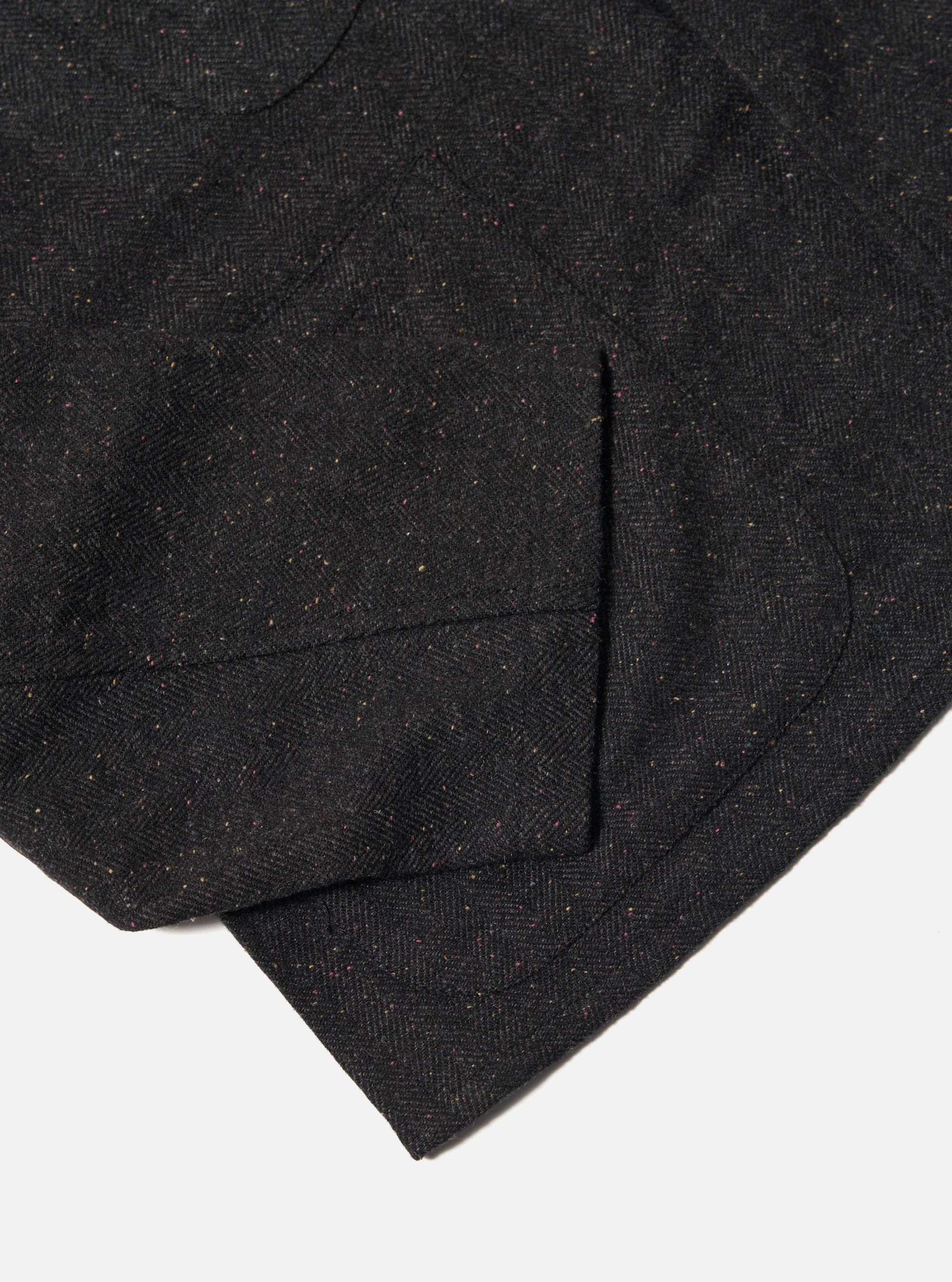 Black Salt N Pepper Tweed Station Jacket