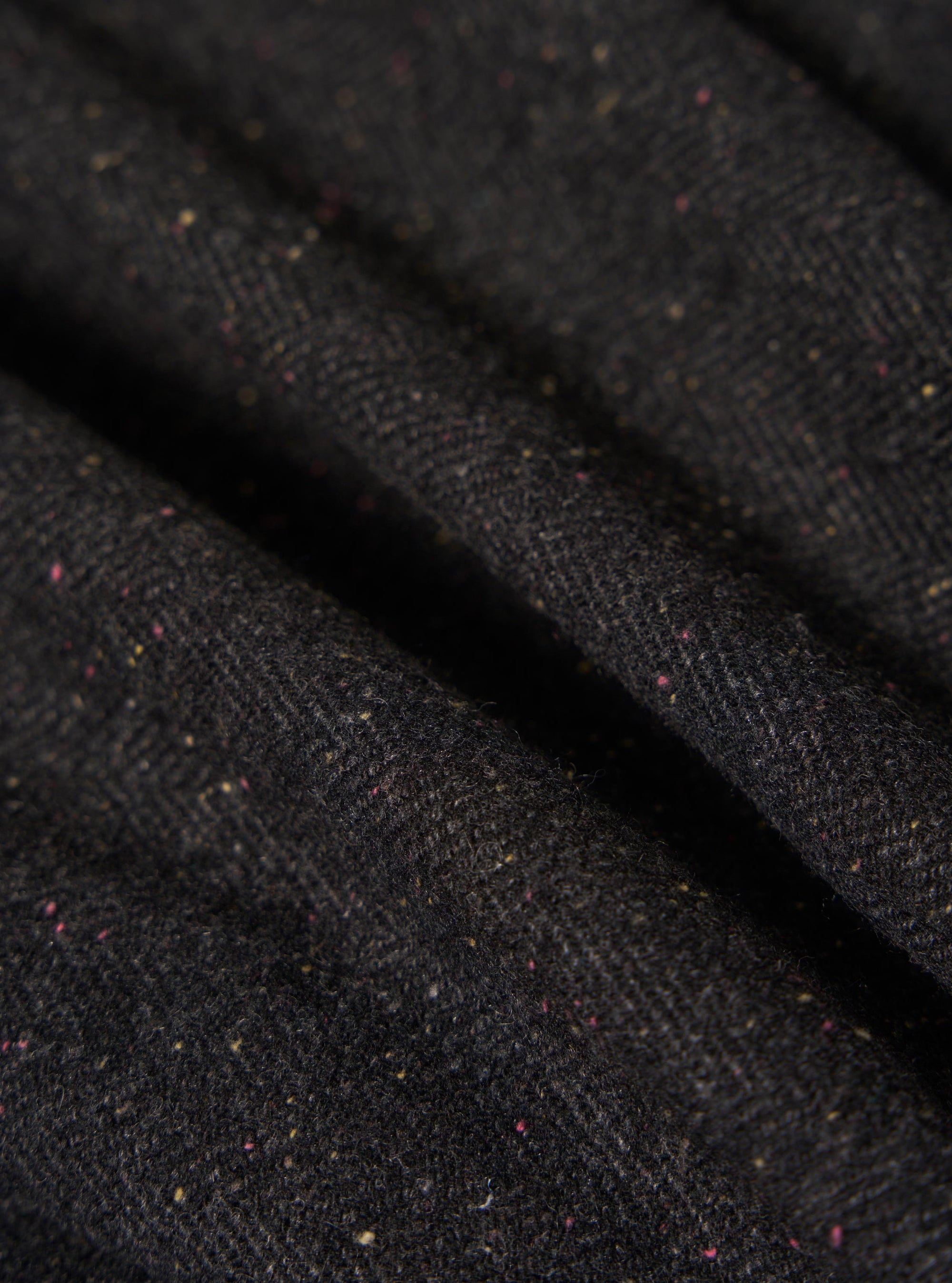 Black Salt N Pepper Tweed Station Jacket