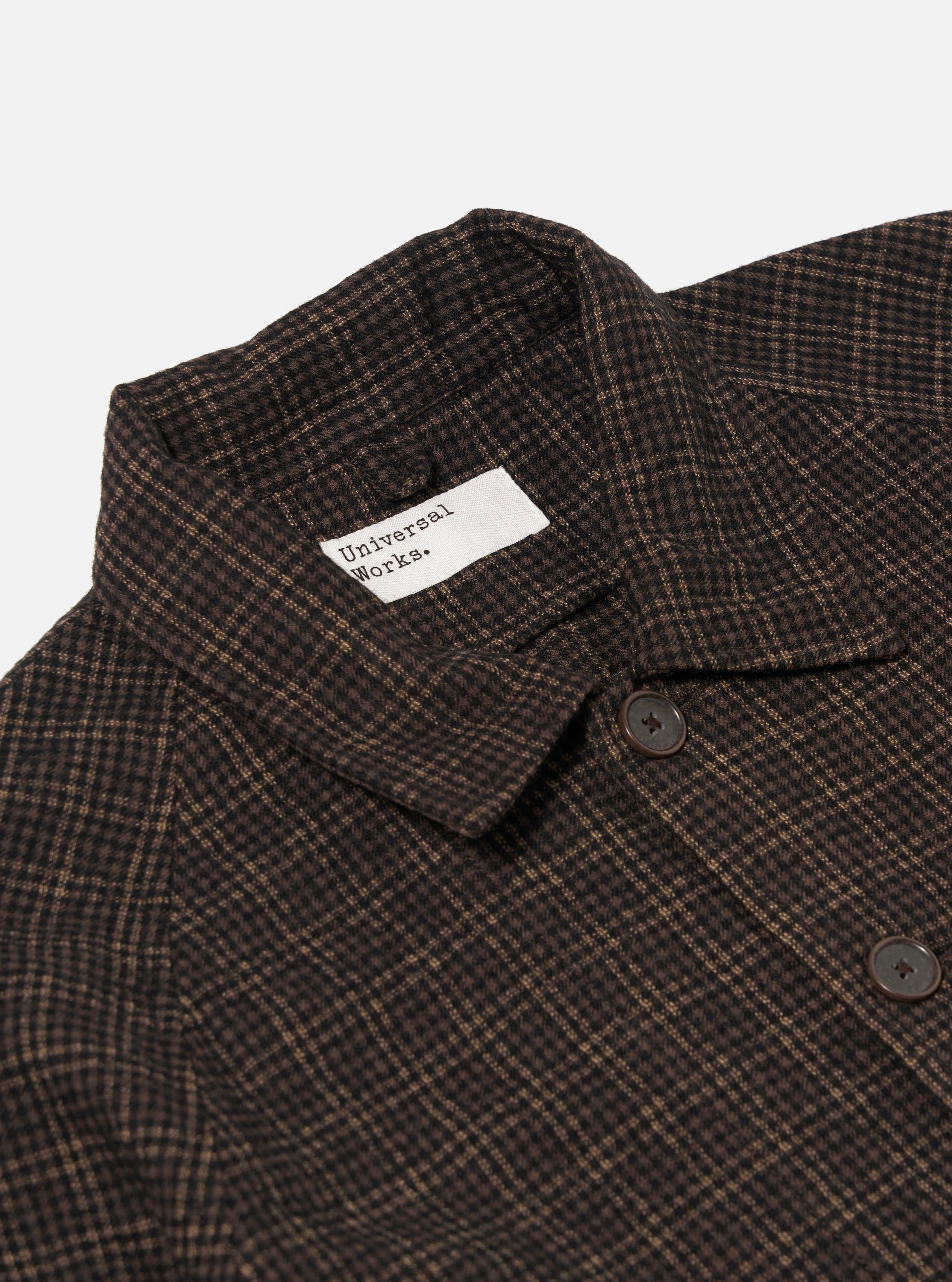 Men's Brown Cedar Check Station Jacket – Universal Works