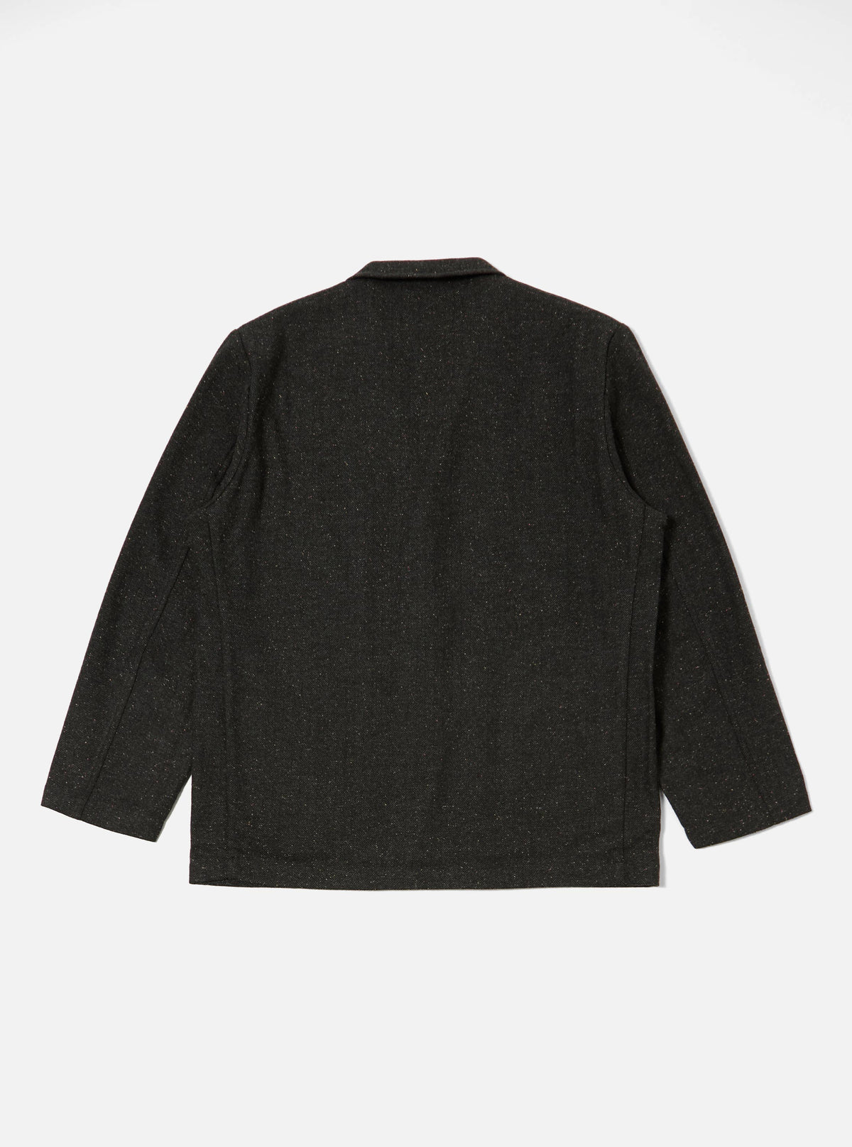 Black Salt N Pepper Tweed Three Button Jacket