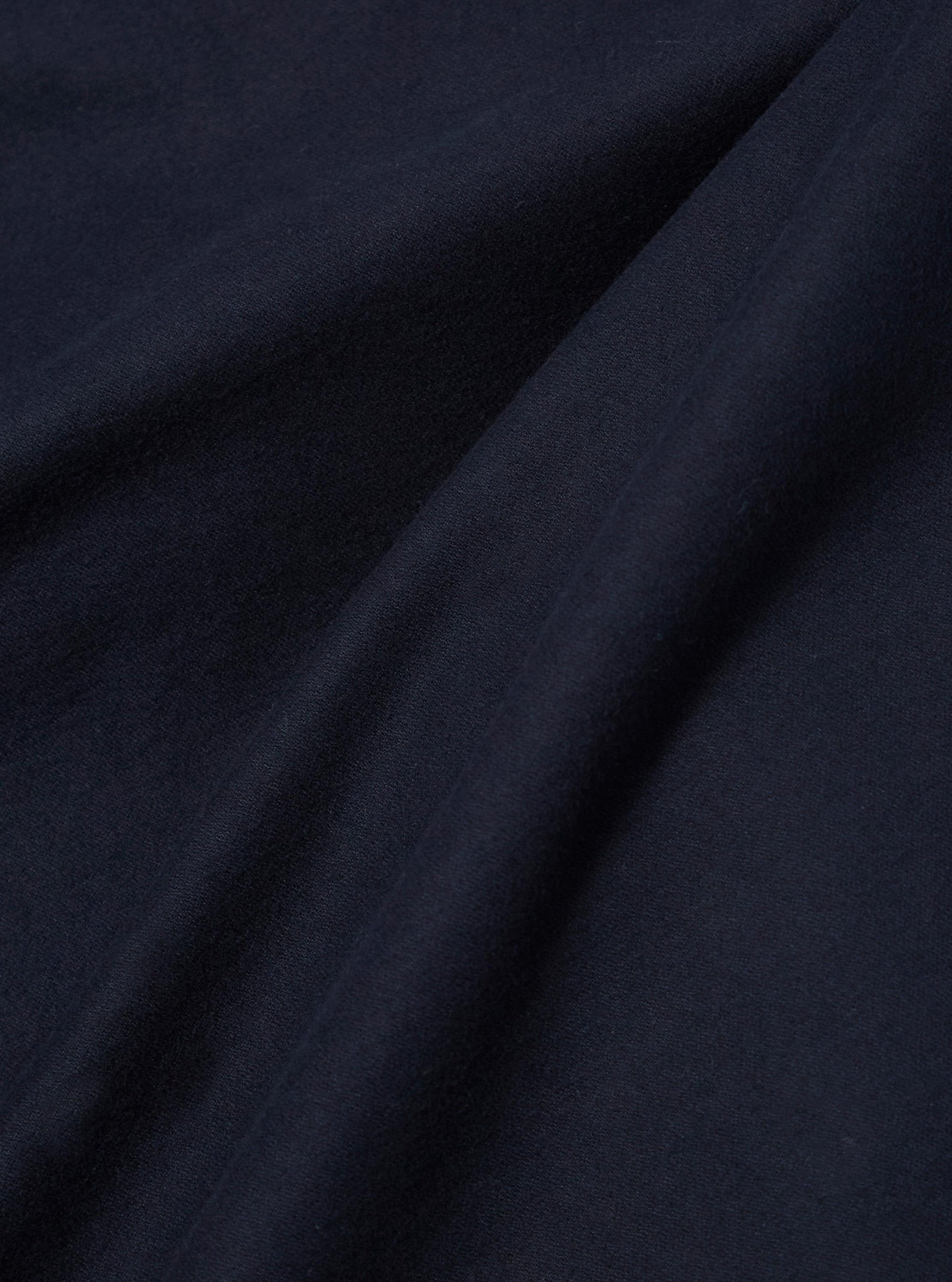 Navy Brushed Moleskin Three Button Jacket