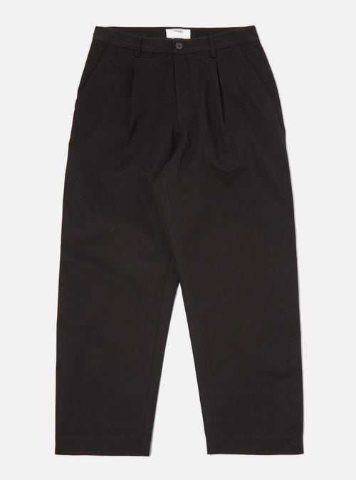 Black Brushed Polytech Duke Pant
