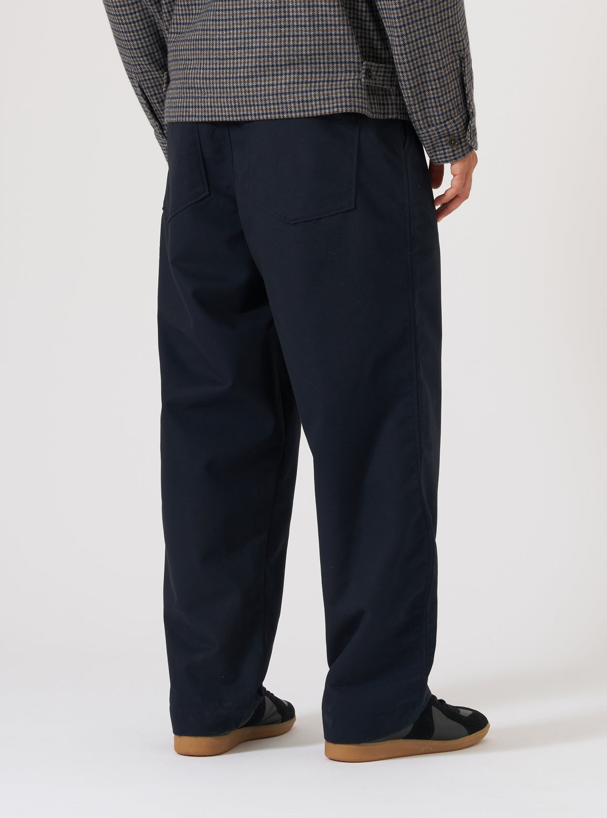 Navy Brushed Polytech Duke Pant