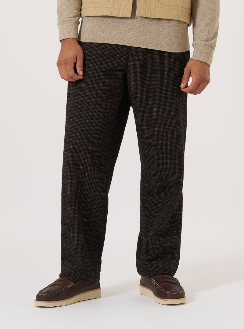 Brown Cedar Check Duke Pant