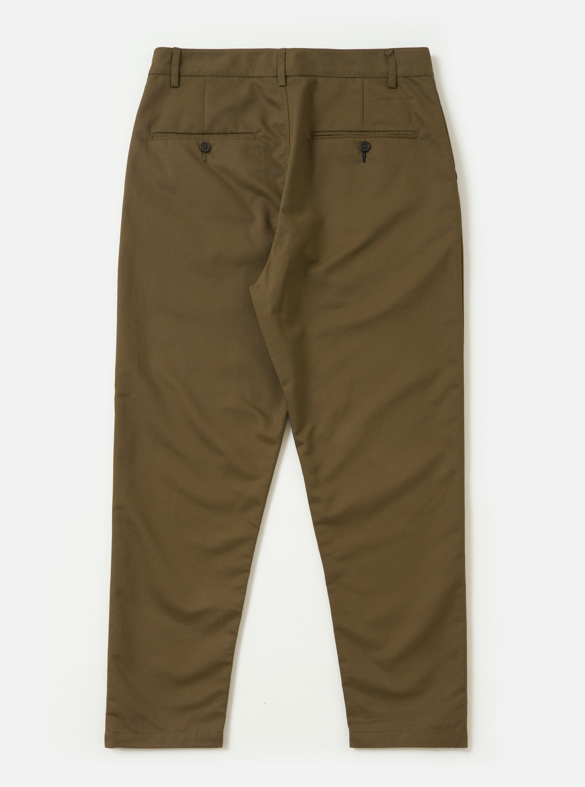 Khaki Brushed Polytech Military Chino