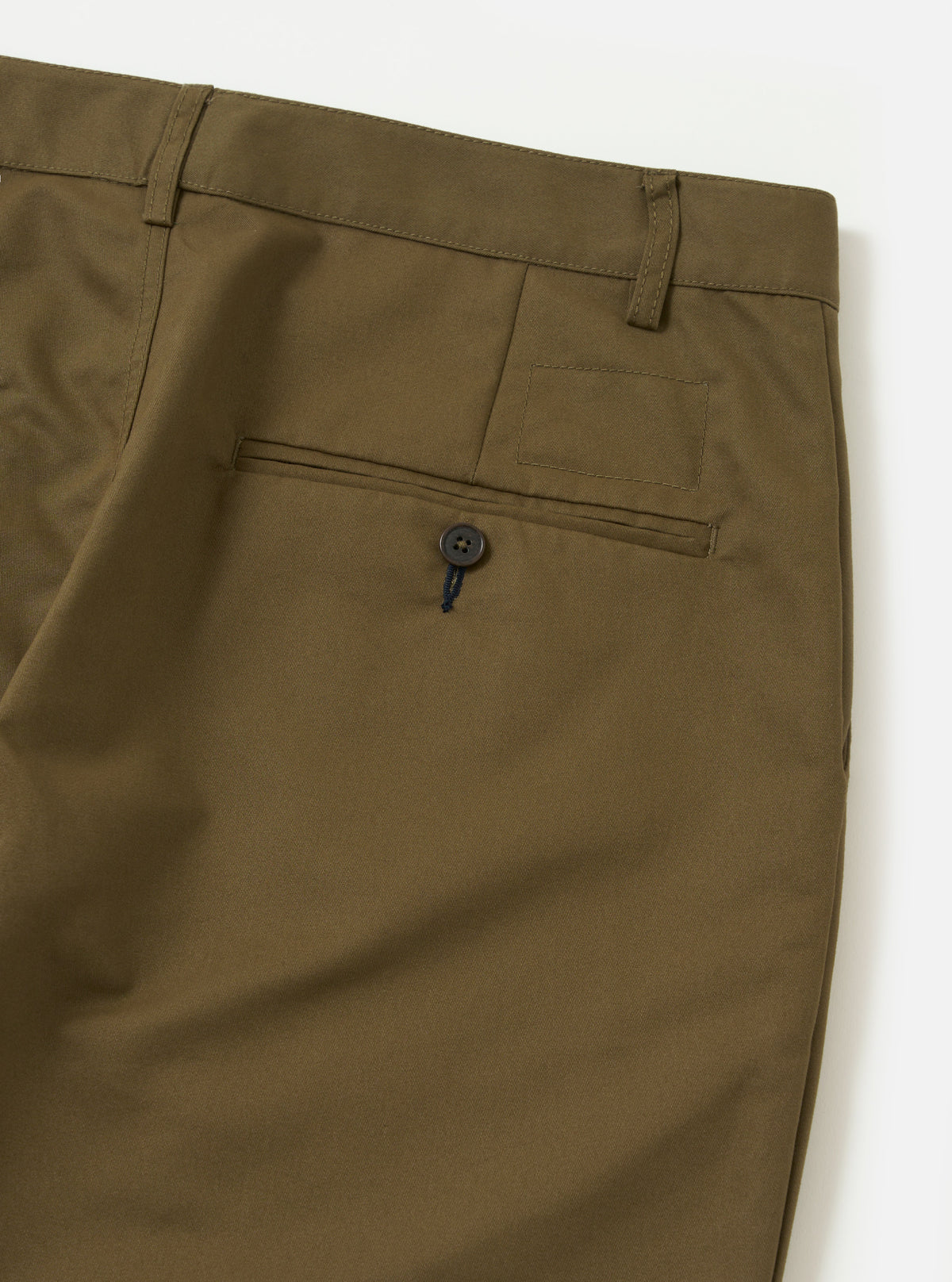 Khaki Brushed Polytech Military Chino