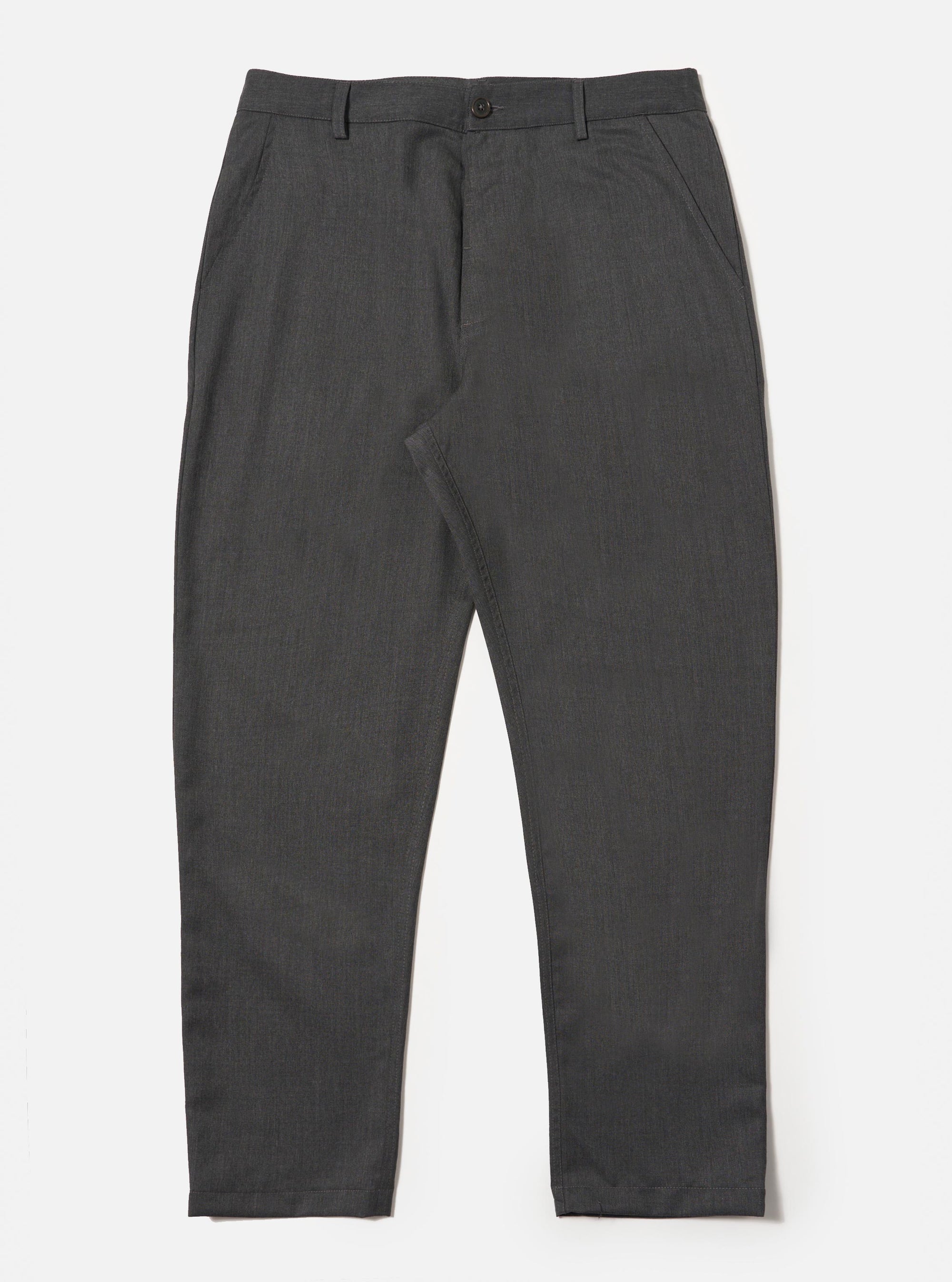 Charcoal Travel Suiting Military Chino