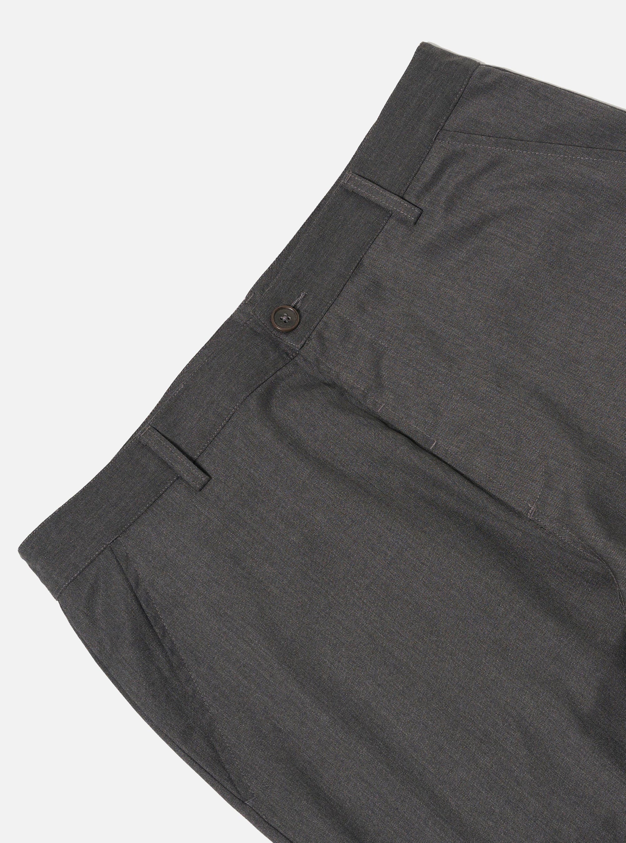 Charcoal Travel Suiting Military Chino